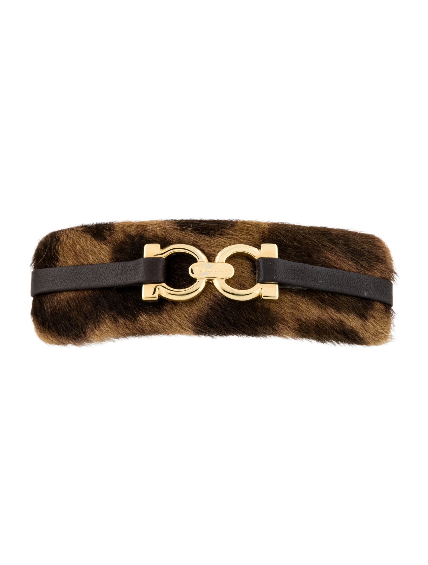 Salvatore Ferragamo Animal Print Hair Accessory