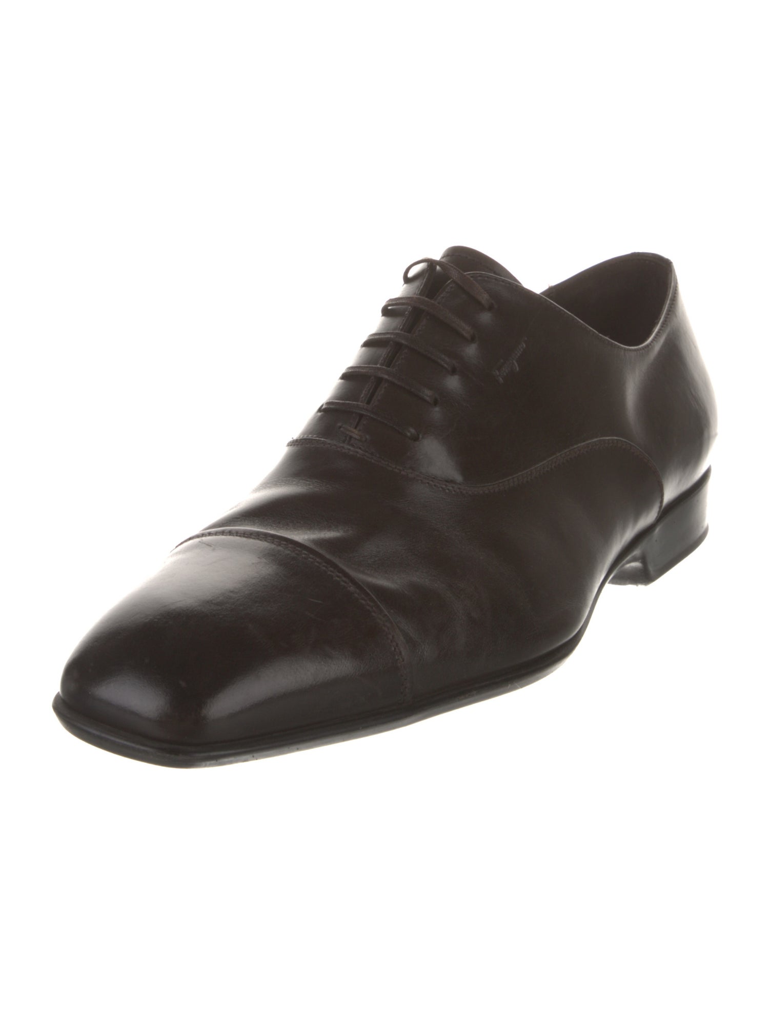 Salvatore Ferragamo Leather Oxfords