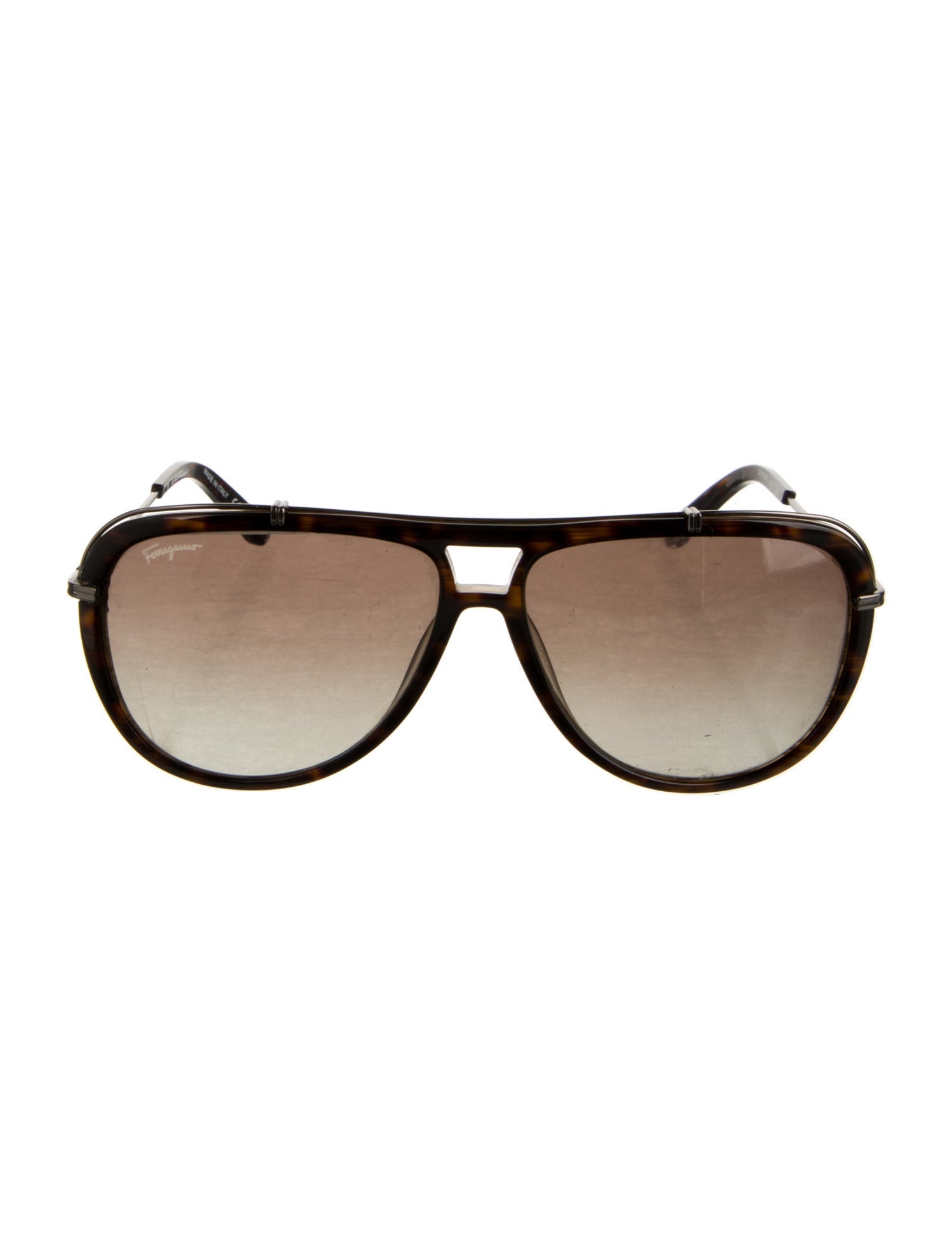 Salvatore Ferragamo Oversize Gradient Sunglasses