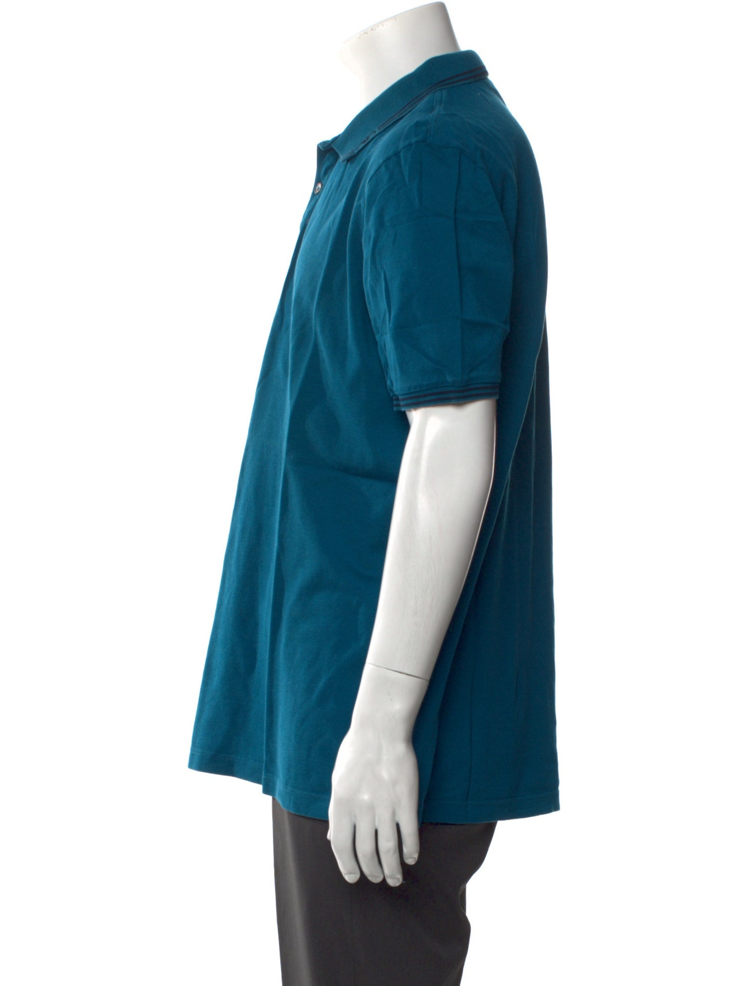 Salvatore Ferragamo Gancio Logo Collar Polo Shirt