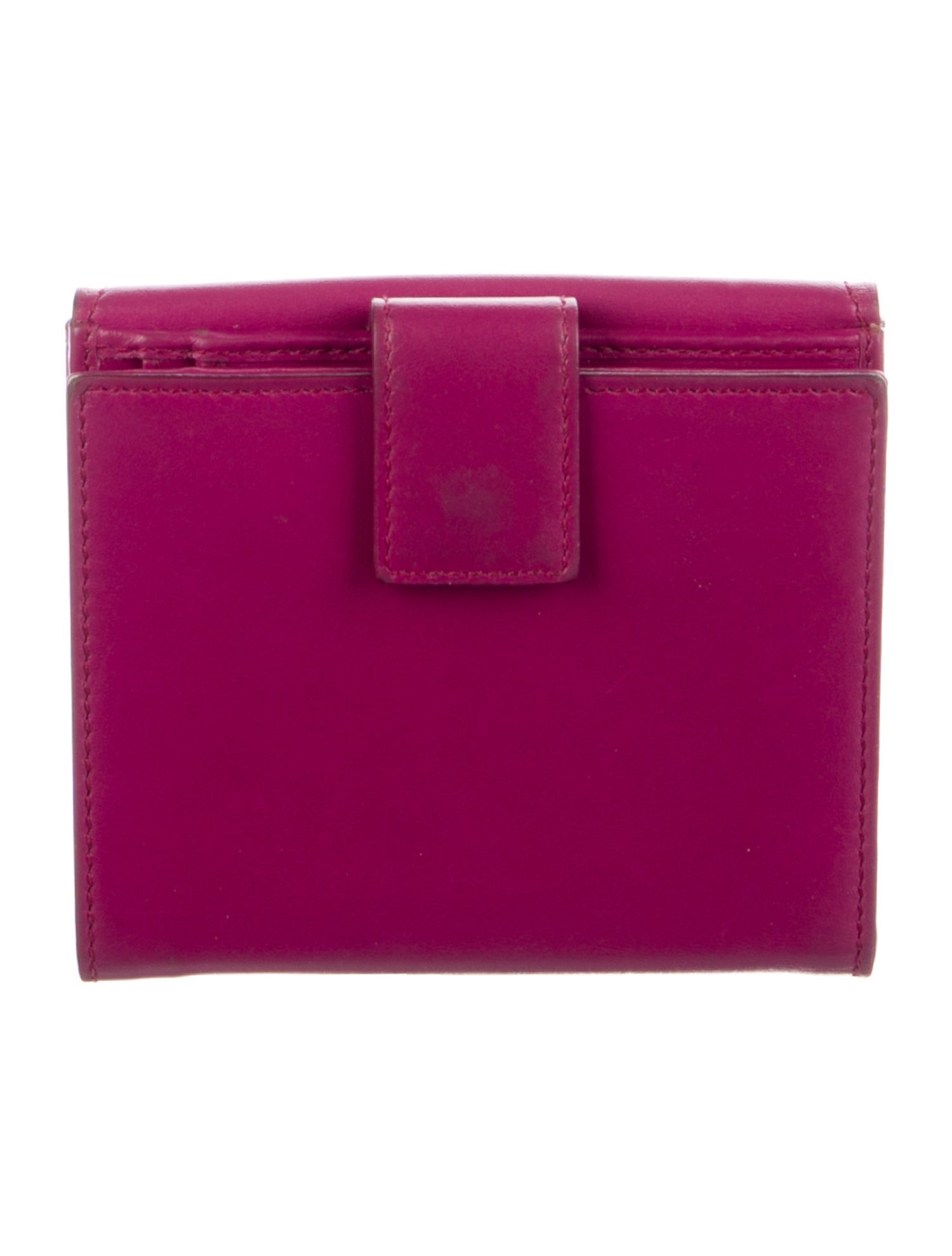 Salvatore Ferragamo Vara Bow Accent Leather Wallet