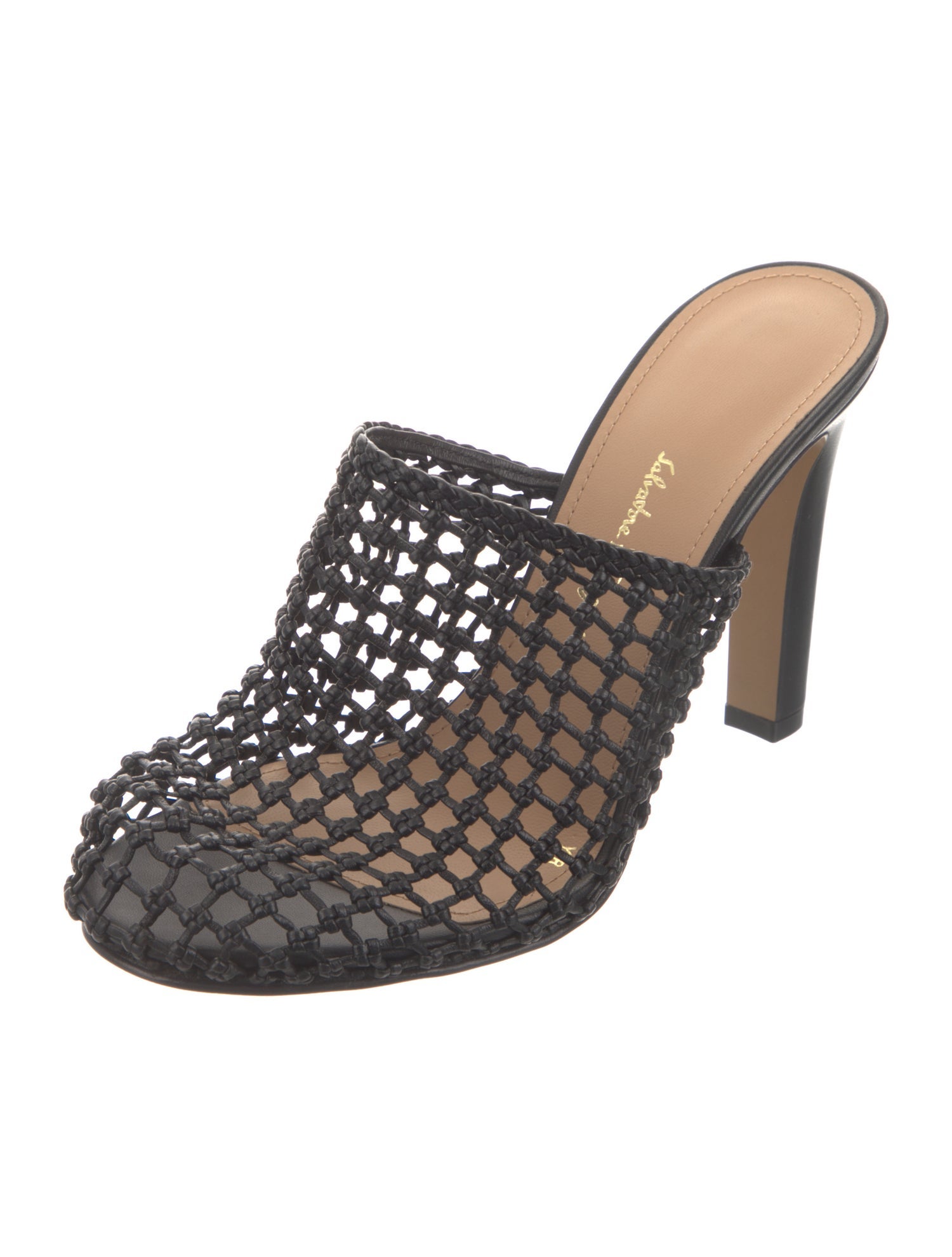 Salvatore Ferragamo Leather Slides