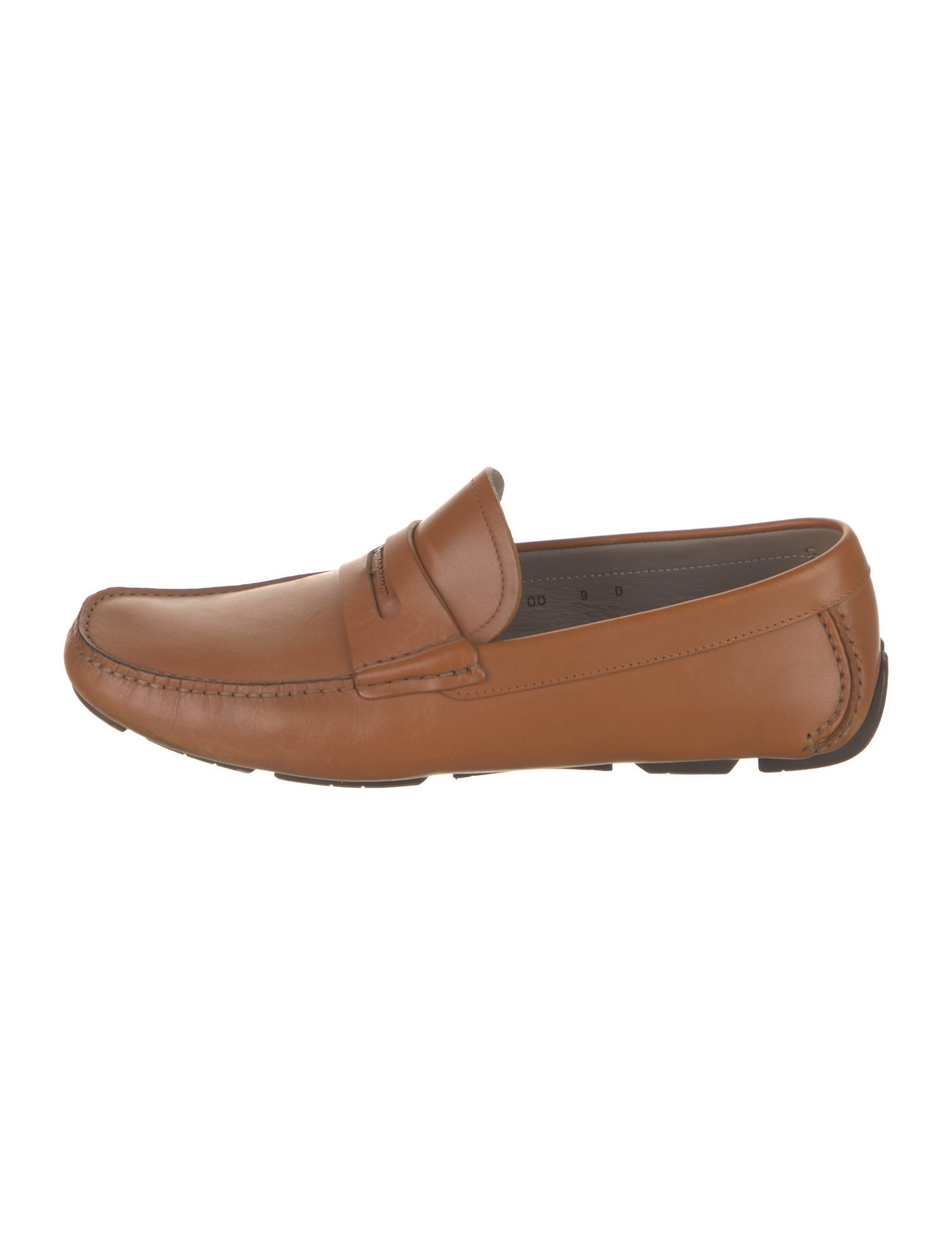 Salvatore Ferragamo Gancini Logo Leather Loafers