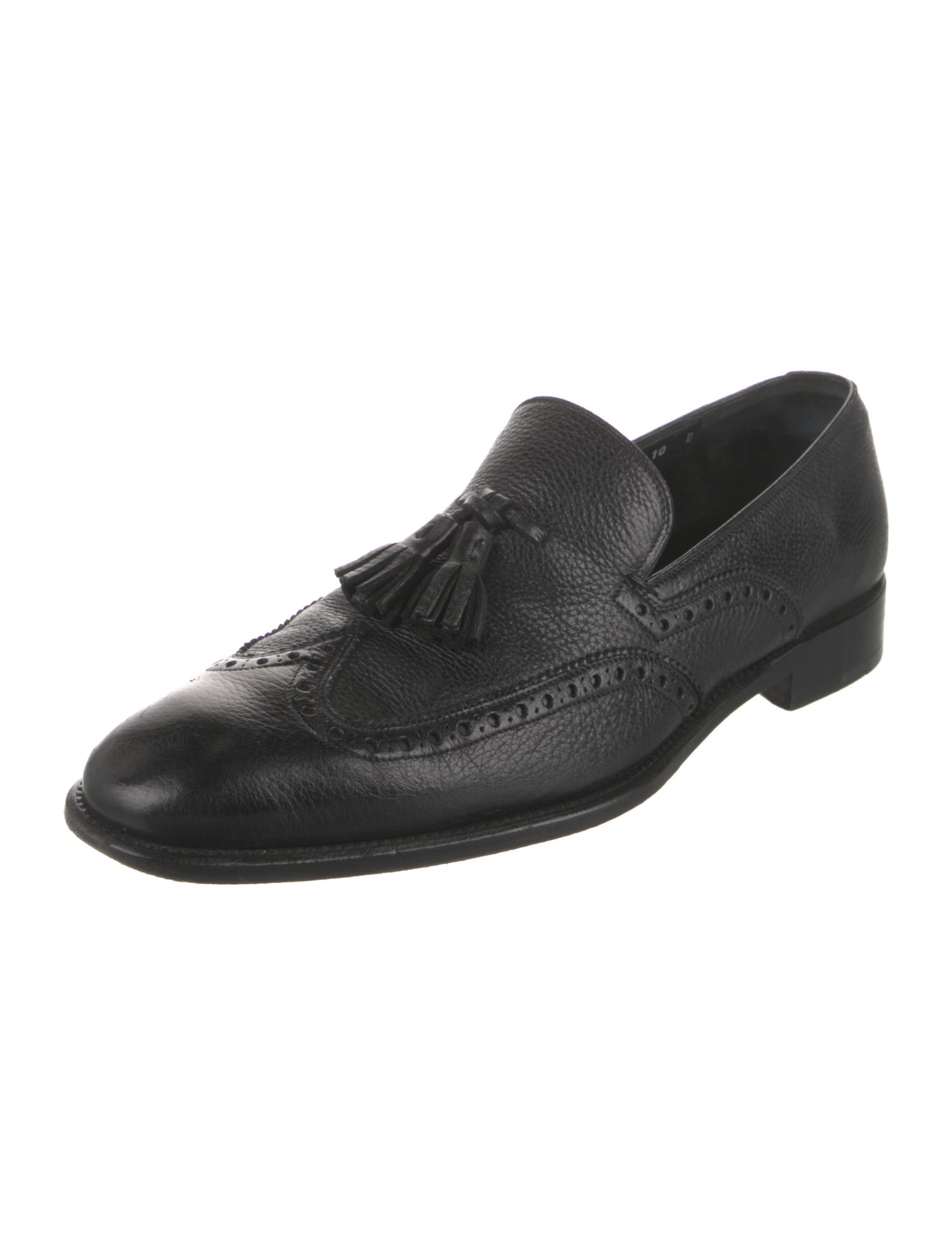 Salvatore Ferragamo Horsebit Accent Leather Dress Loafers