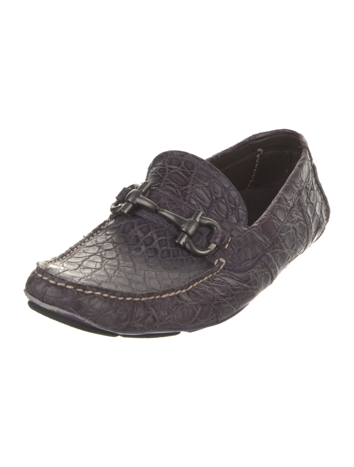 Salvatore Ferragamo Alligator Drivers