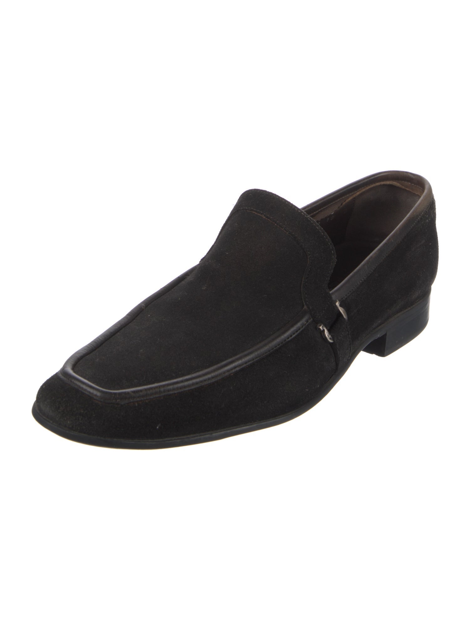 Salvatore Ferragamo Suede Dress Loafers