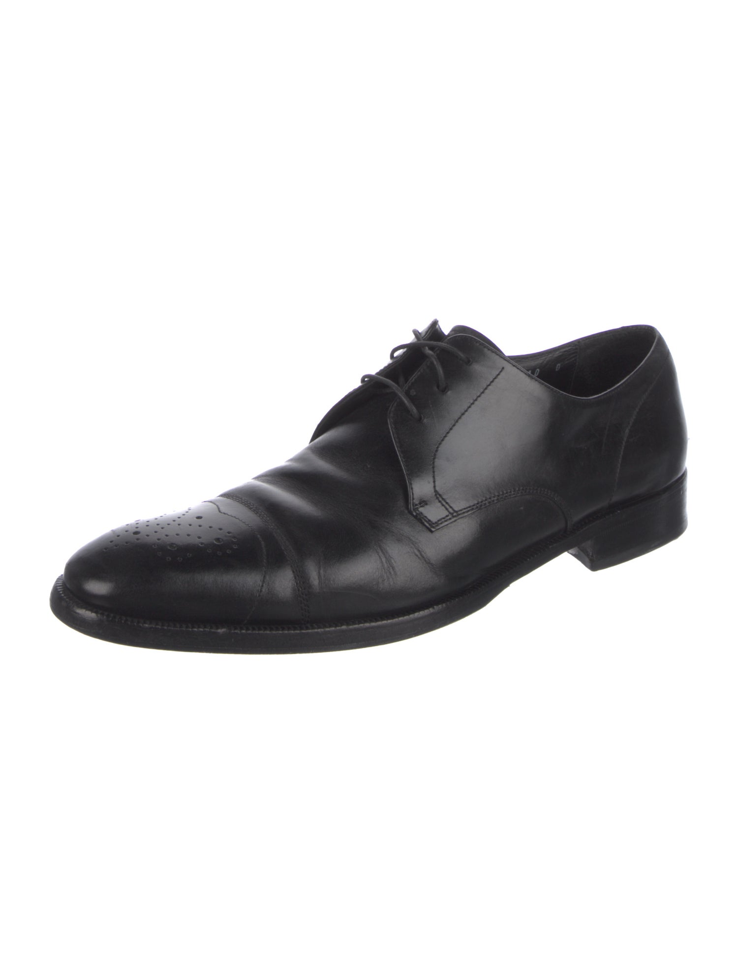 Salvatore Ferragamo Leather Derby Shoes