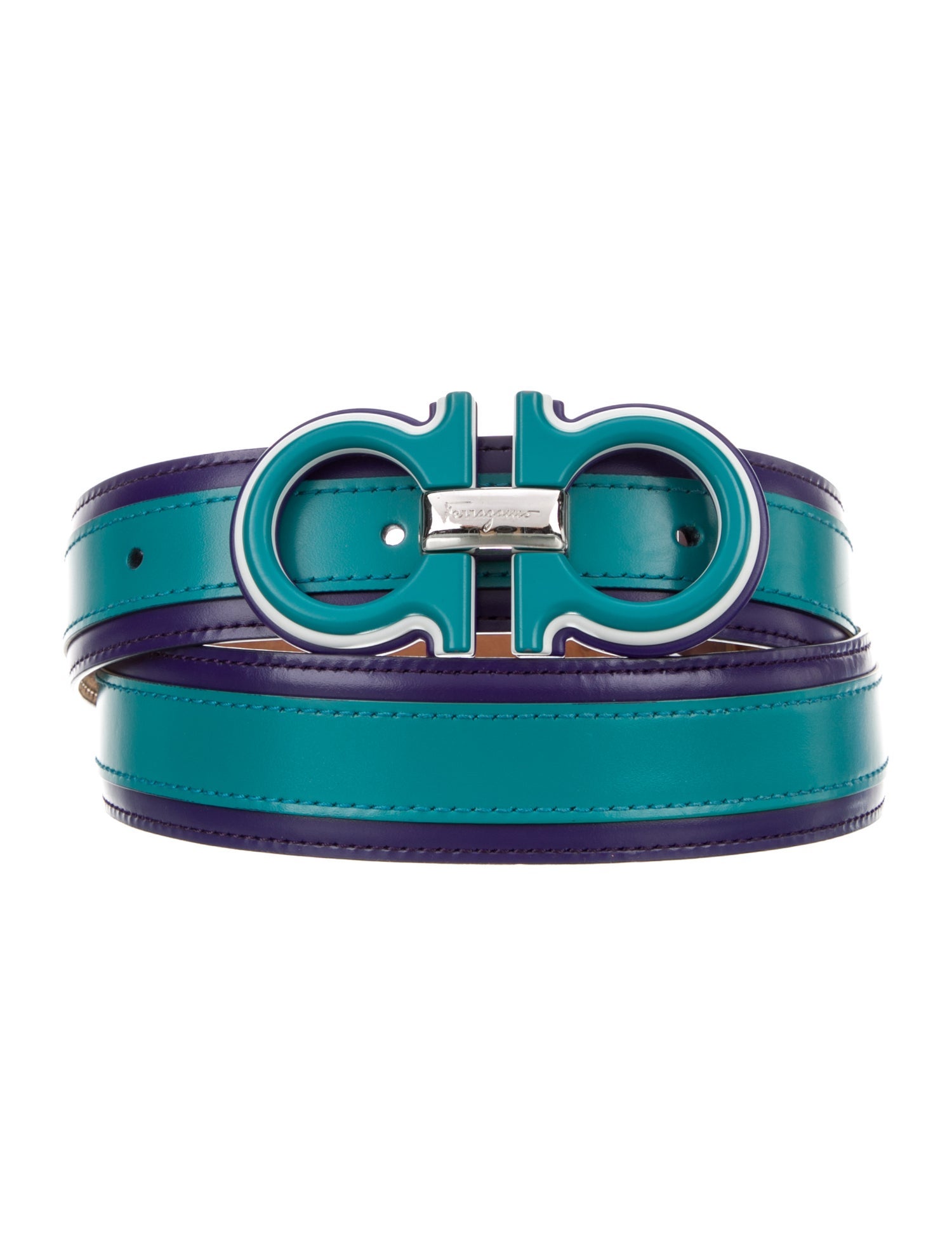 Salvatore Ferragamo Leather Belt Kit