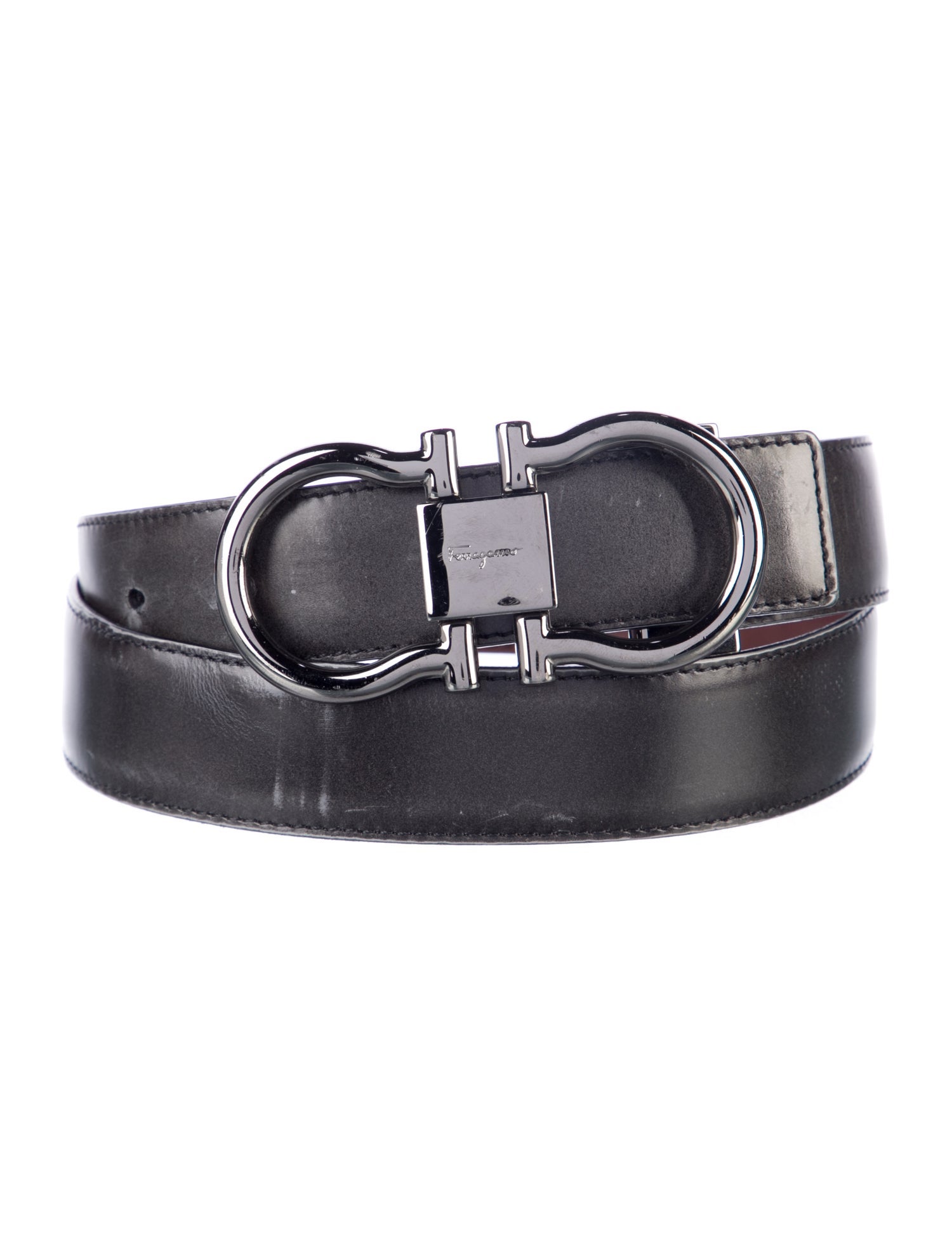 Salvatore Ferragamo Leather Belt Kit