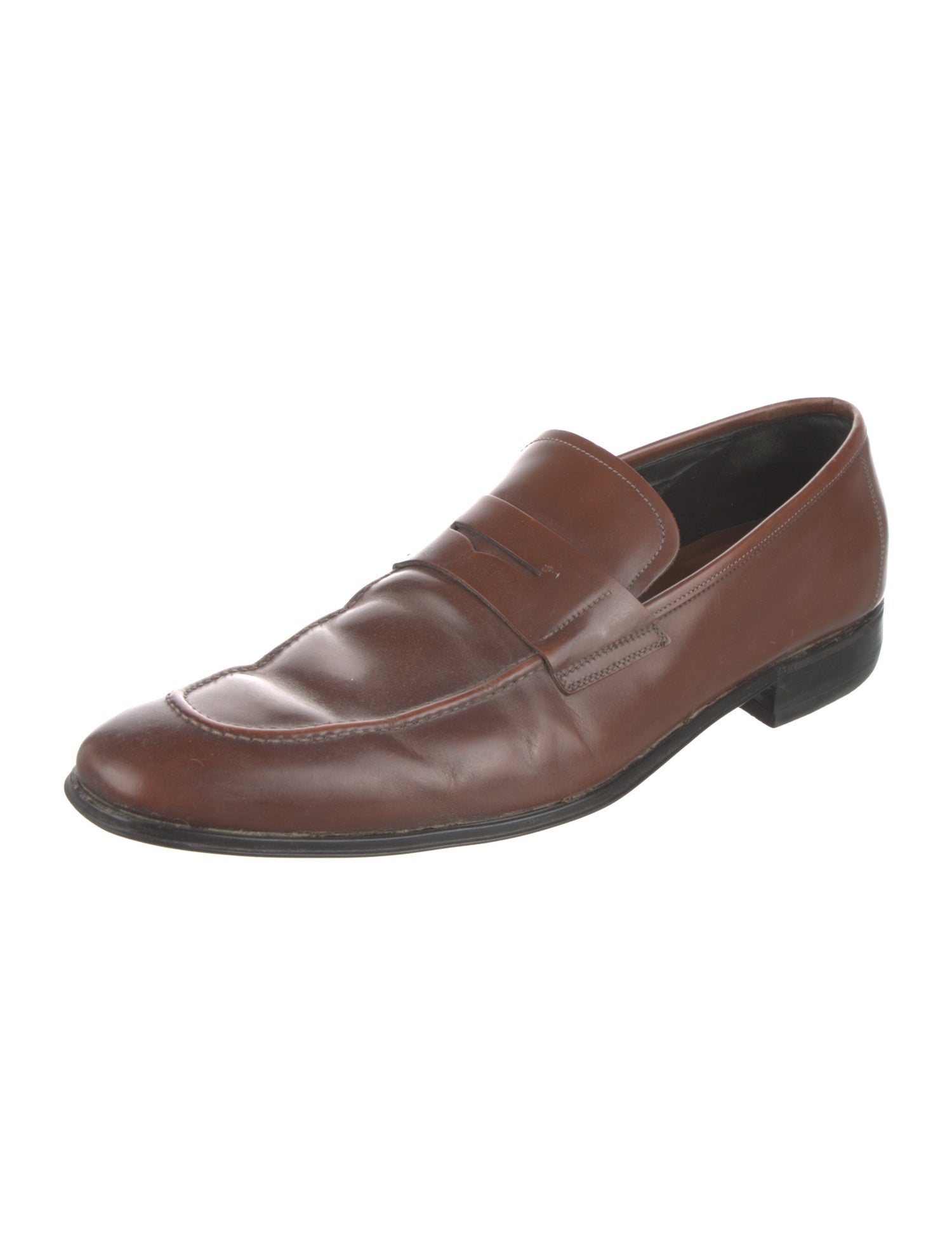 Salvatore Ferragamo Leather Dress Loafers