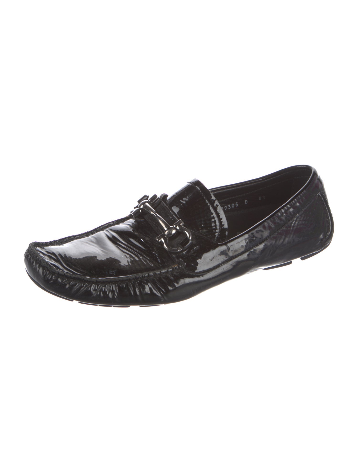 Salvatore Ferragamo Patent Leather Drivers