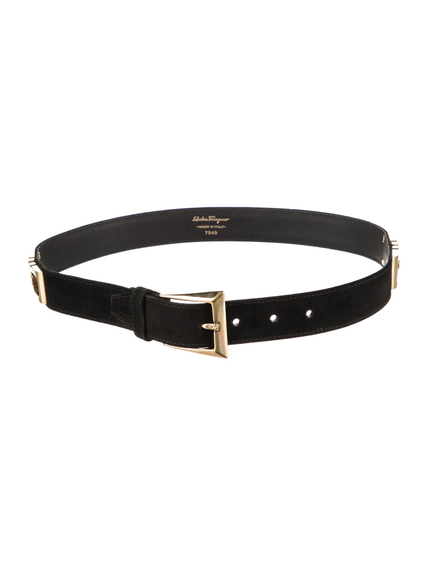 Salvatore Ferragamo Suede Waist Belt