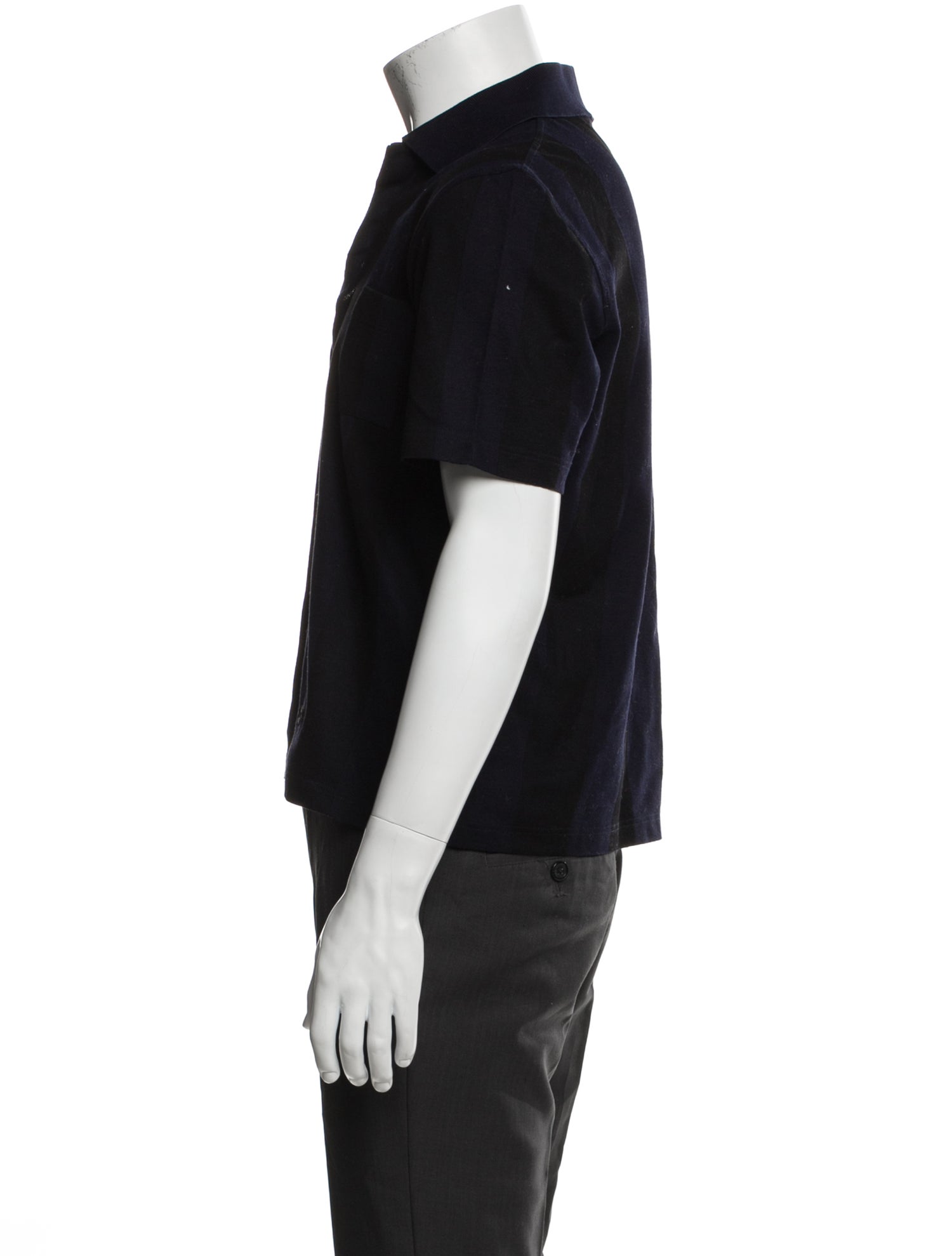 Salvatore Ferragamo Collar Short Sleeve Polo Shirt