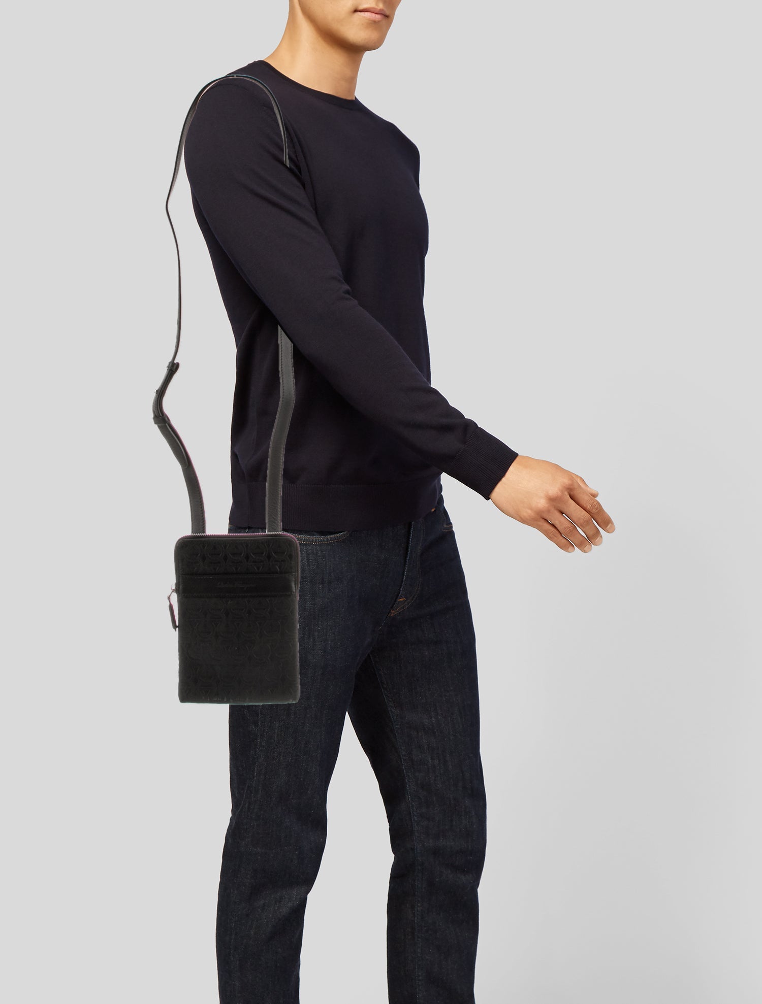 Salvatore Ferragamo Gancini Messenger Bag