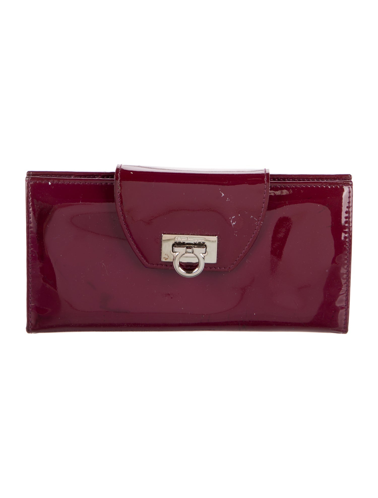 Salvatore Ferragamo Patent Leather Wallet