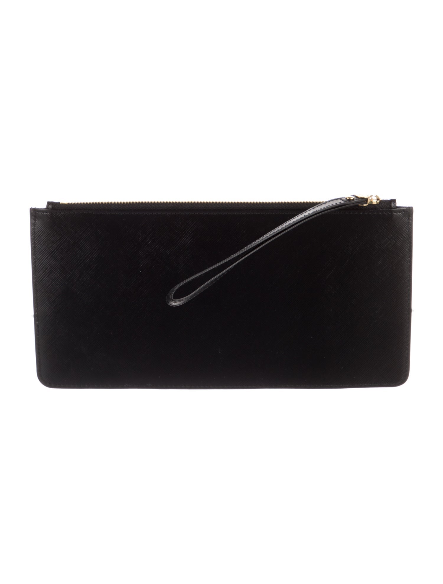 Salvatore Ferragamo Saffiano Leather Wristlet