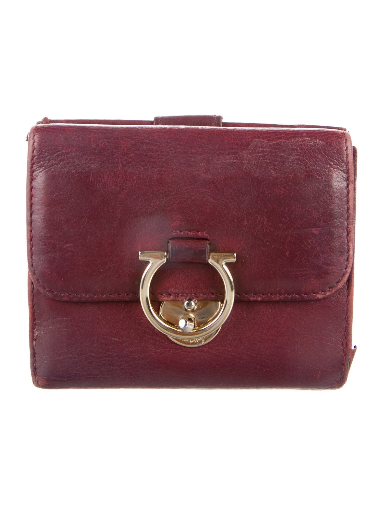 Salvatore Ferragamo Leather Compact Wallet