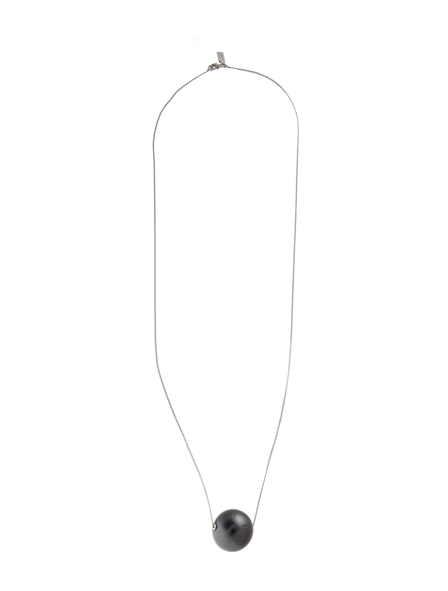 Salvatore Ferragamo Faux Pearl Pendant Necklace