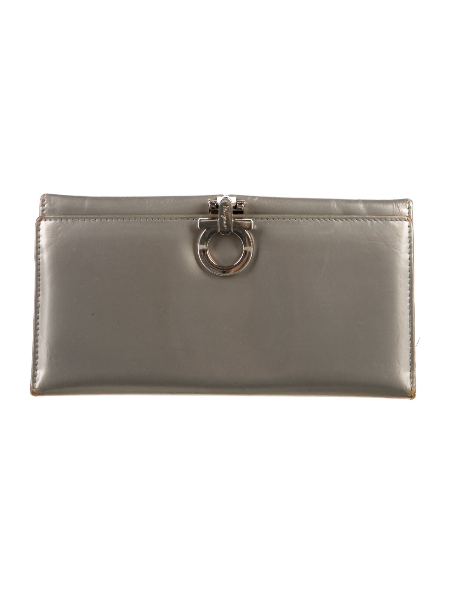 Salvatore Ferragamo Patent Leather Pouch