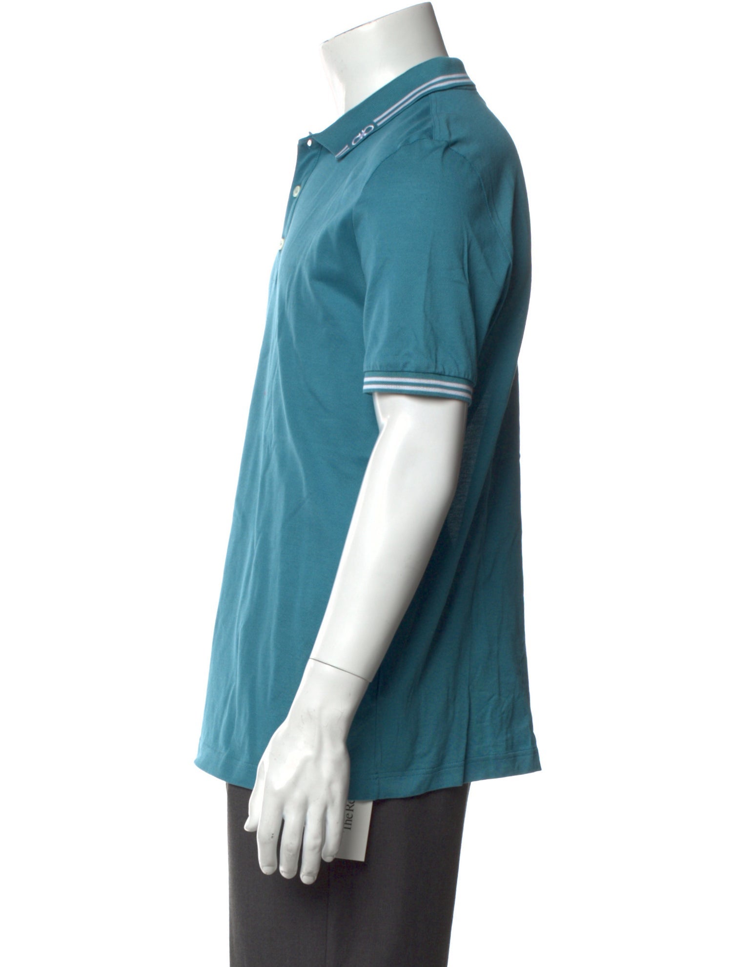 Salvatore Ferragamo Collar Short Sleeve Polo Shirt