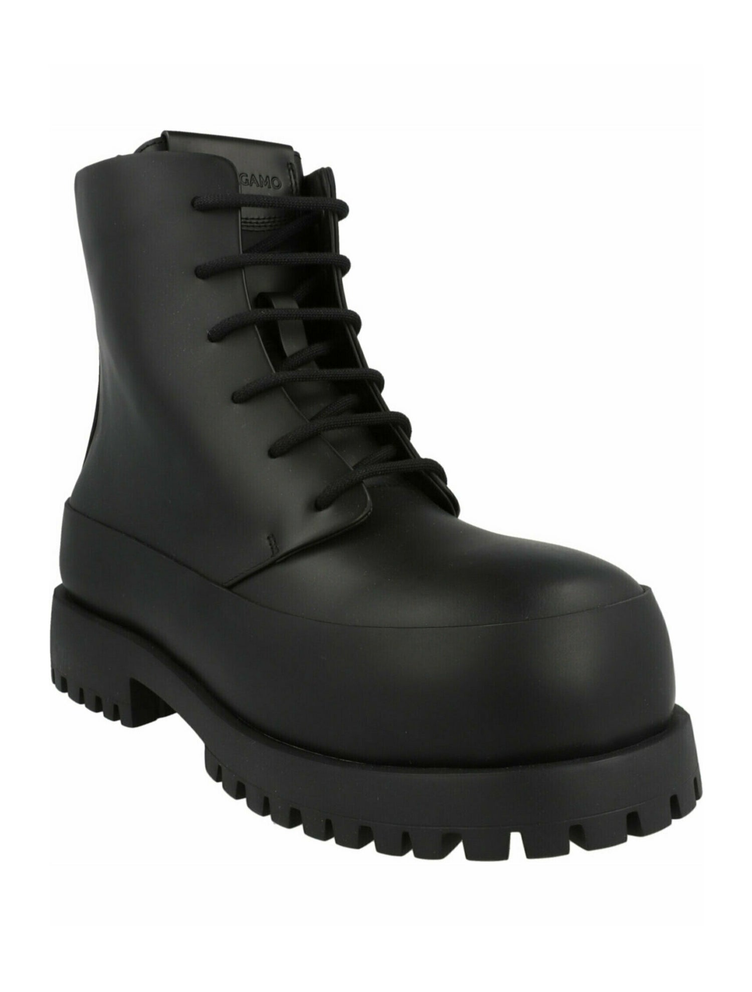 Salvatore Ferragamo Calf Leather Combat Boots w/ Tags