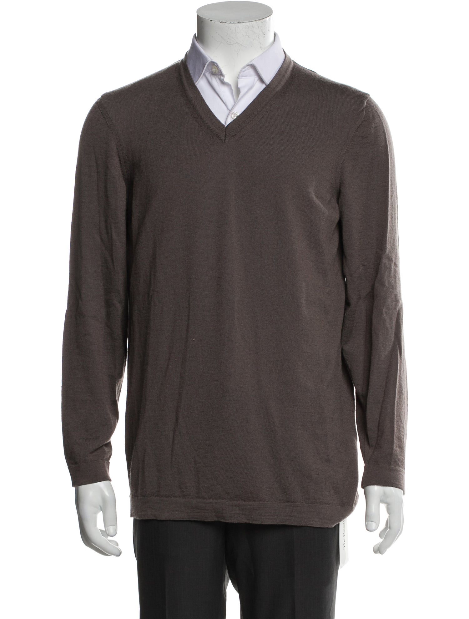 Salvatore Ferragamo Merino Wool V-Neck Cardigan