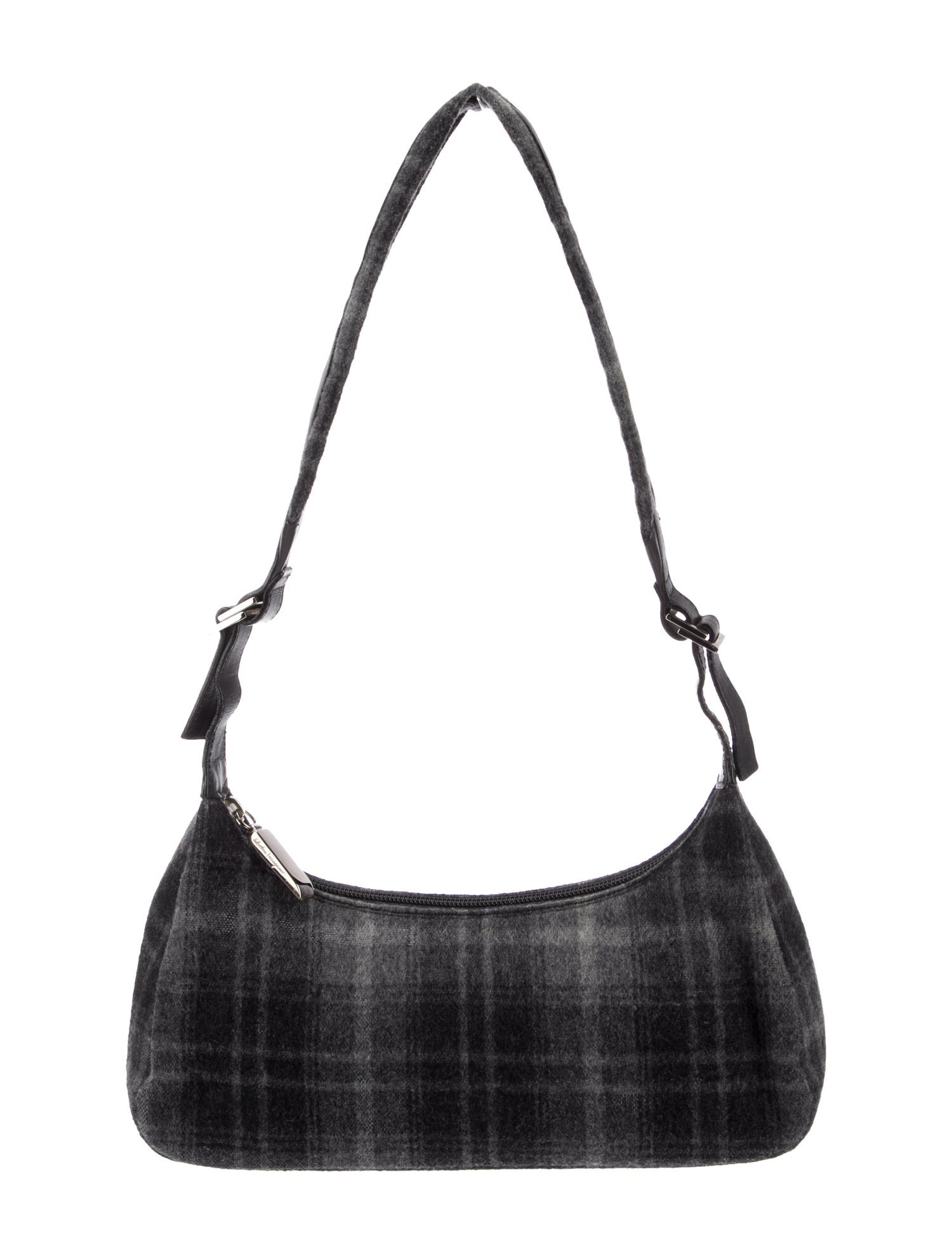 Salvatore Ferragamo Wool Shoulder Bag