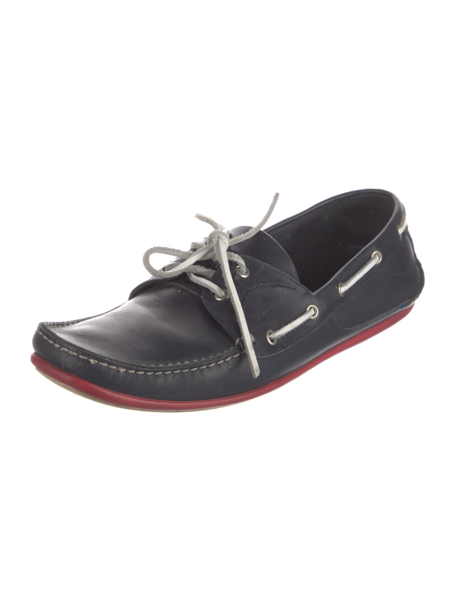 Salvatore Ferragamo Leather Boat Shoes