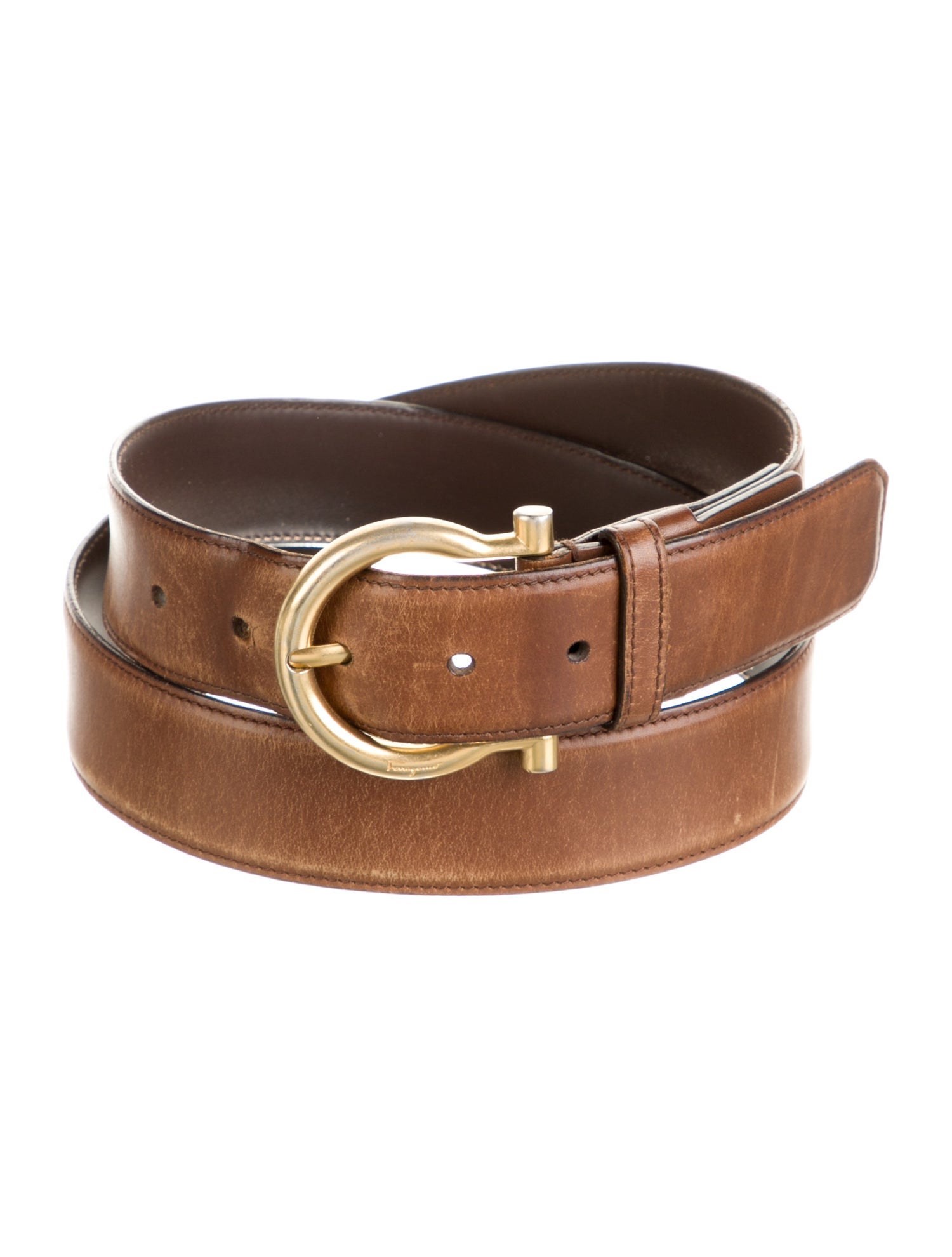 Salvatore Ferragamo Leather Waist Belt