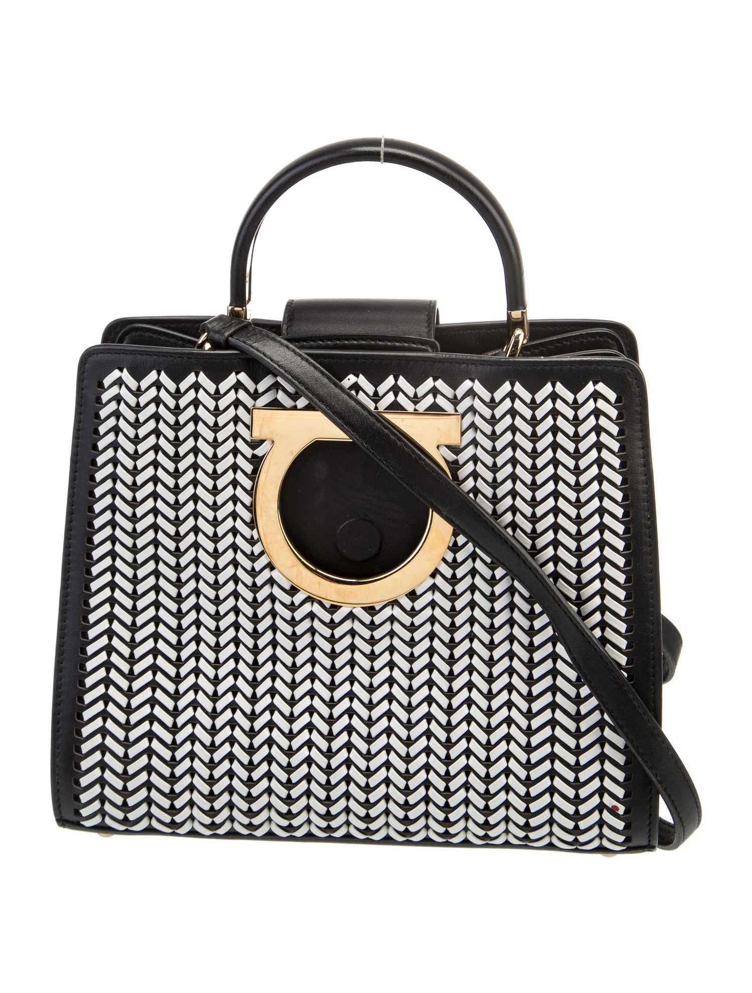 Salvatore Ferragamo Leather Minaudière