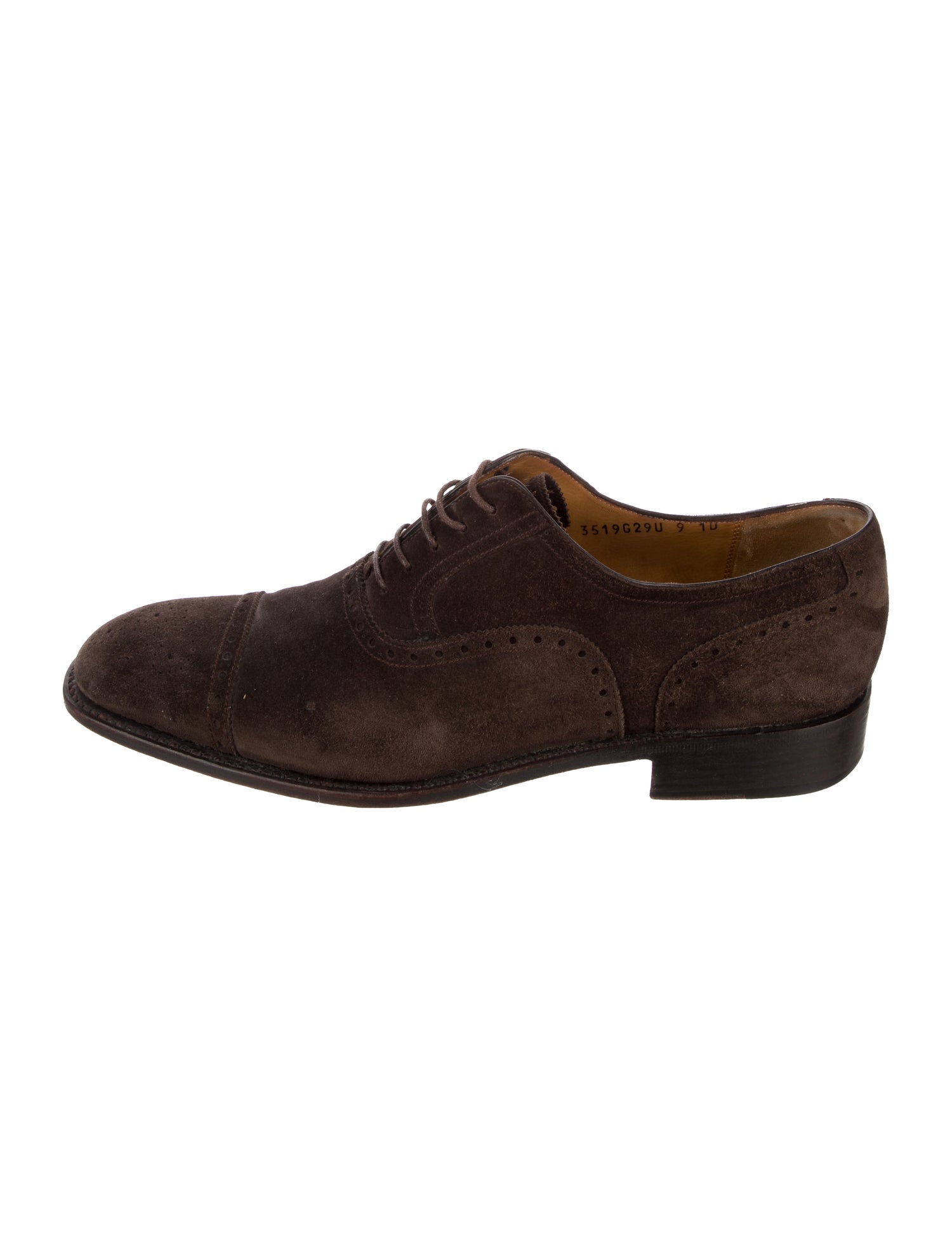 Salvatore Ferragamo Suede Brogues