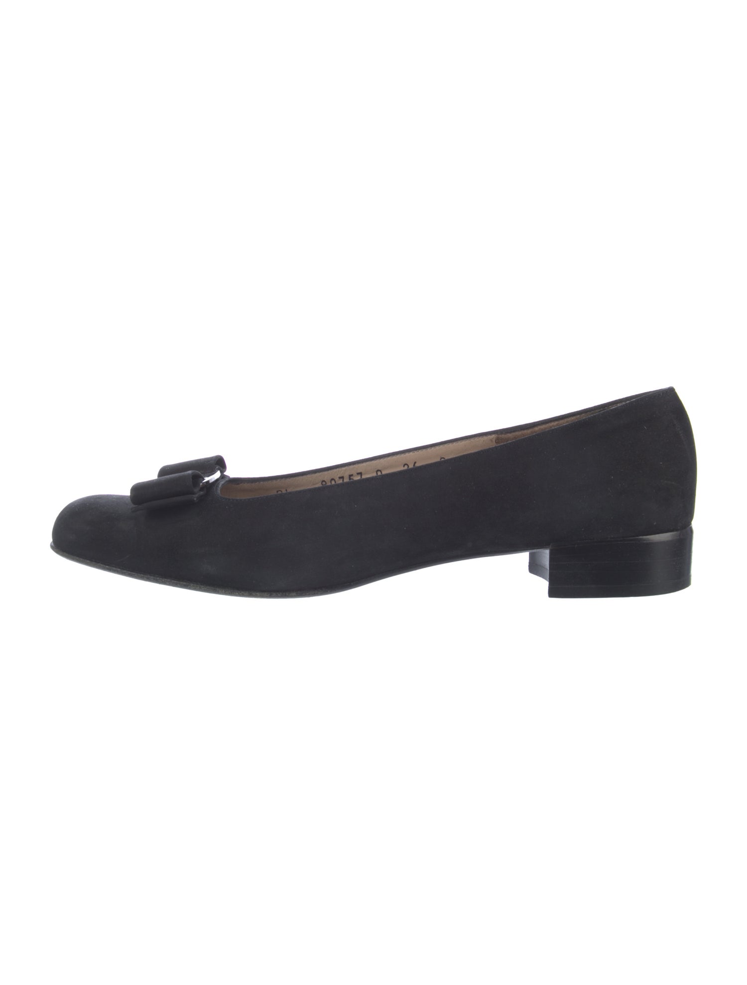 Salvatore Ferragamo Gancini Logo Suede Flats
