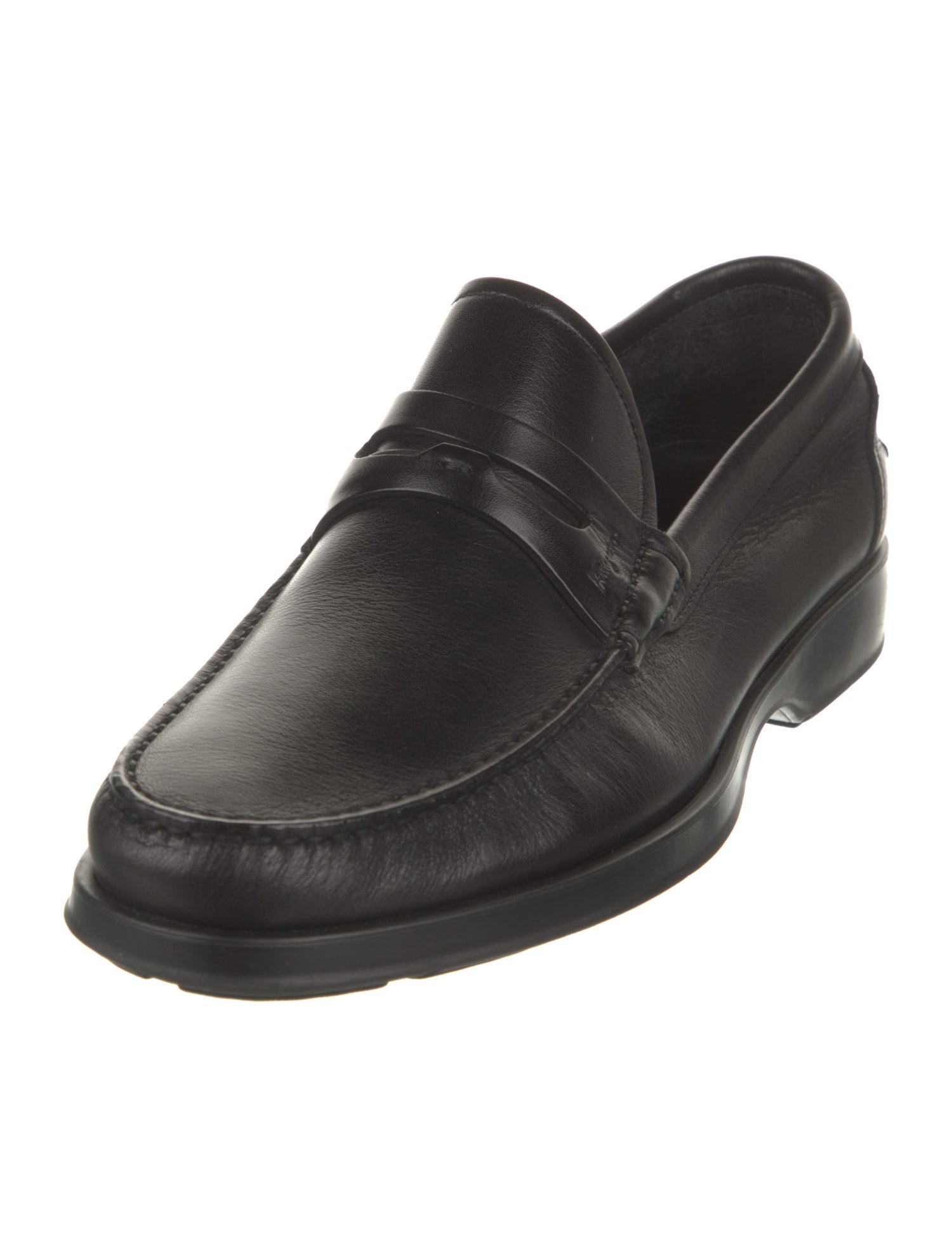 Salvatore Ferragamo Gancini Logo Leather Drivers