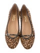 Salvatore Ferragamo Ponyhair Leopard Print Flats