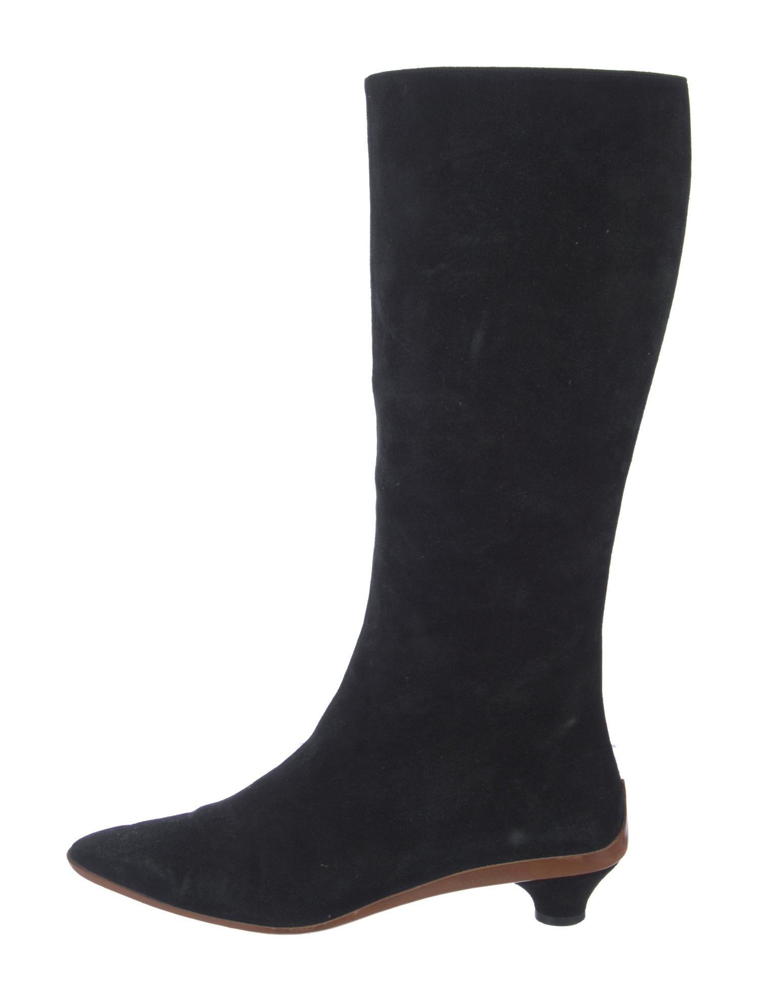 Salvatore Ferragamo Suede Riding Boots