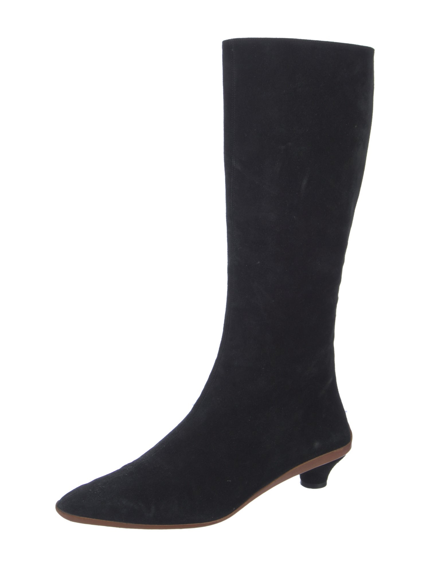 Salvatore Ferragamo Suede Riding Boots