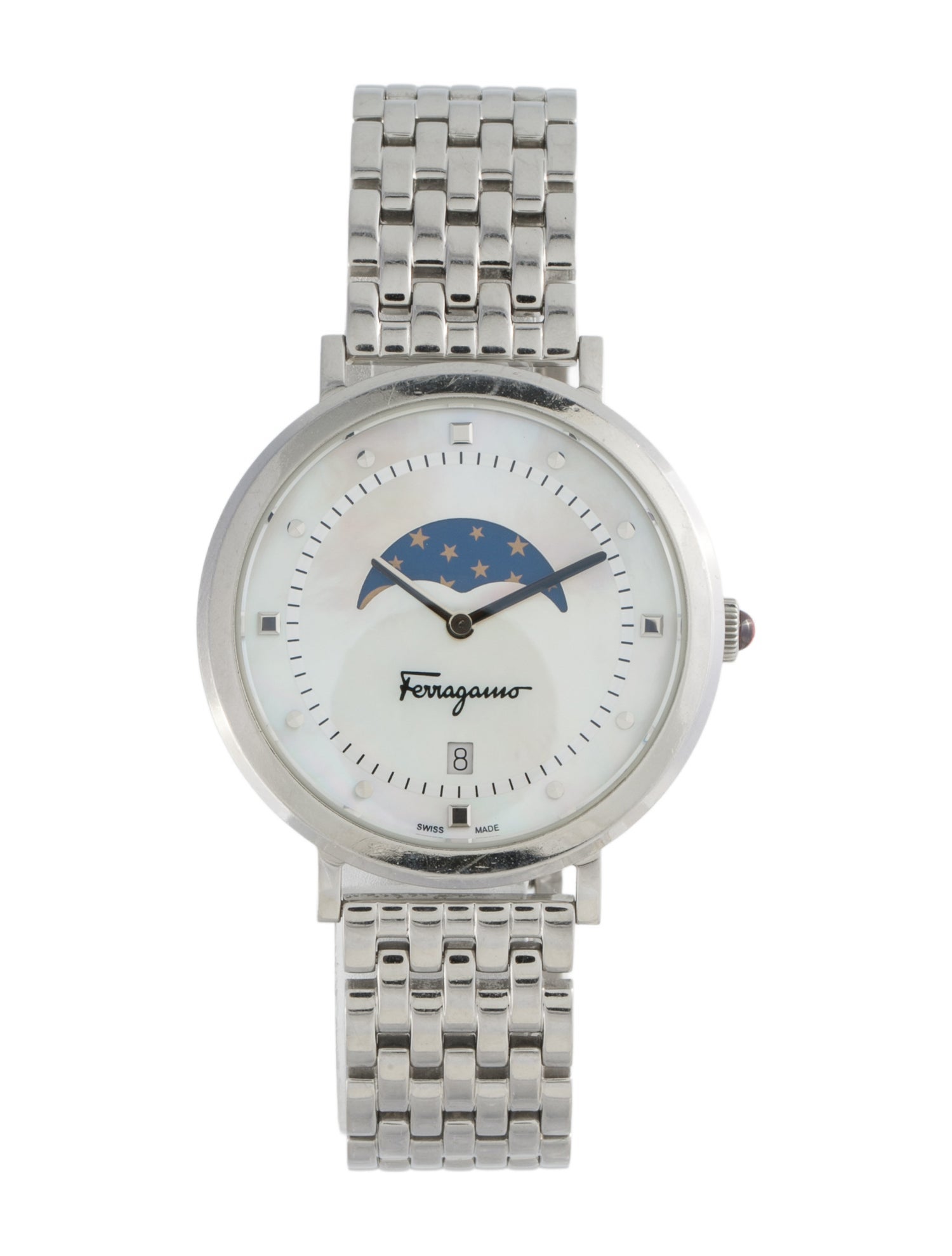 Salvatore Ferragamo Logomania Moon Phase Watch