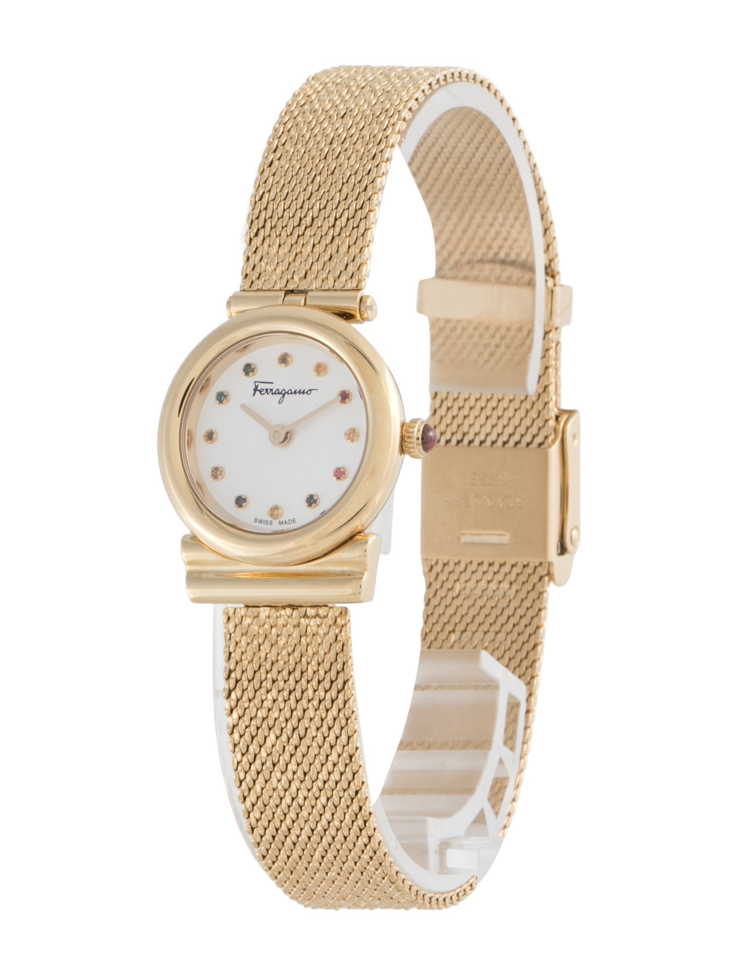 Salvatore Ferragamo Gancini Stones Watch