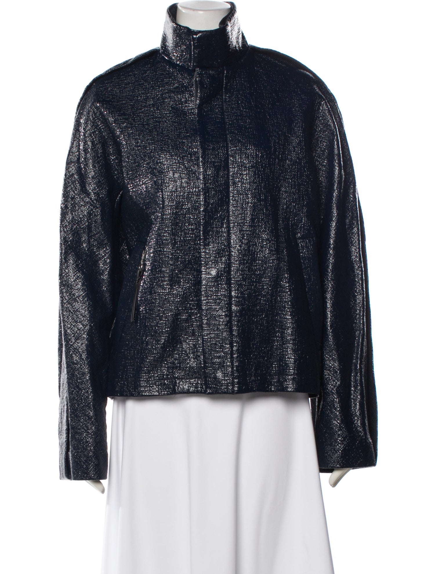 Salvatore Ferragamo Linen Printed Jacket