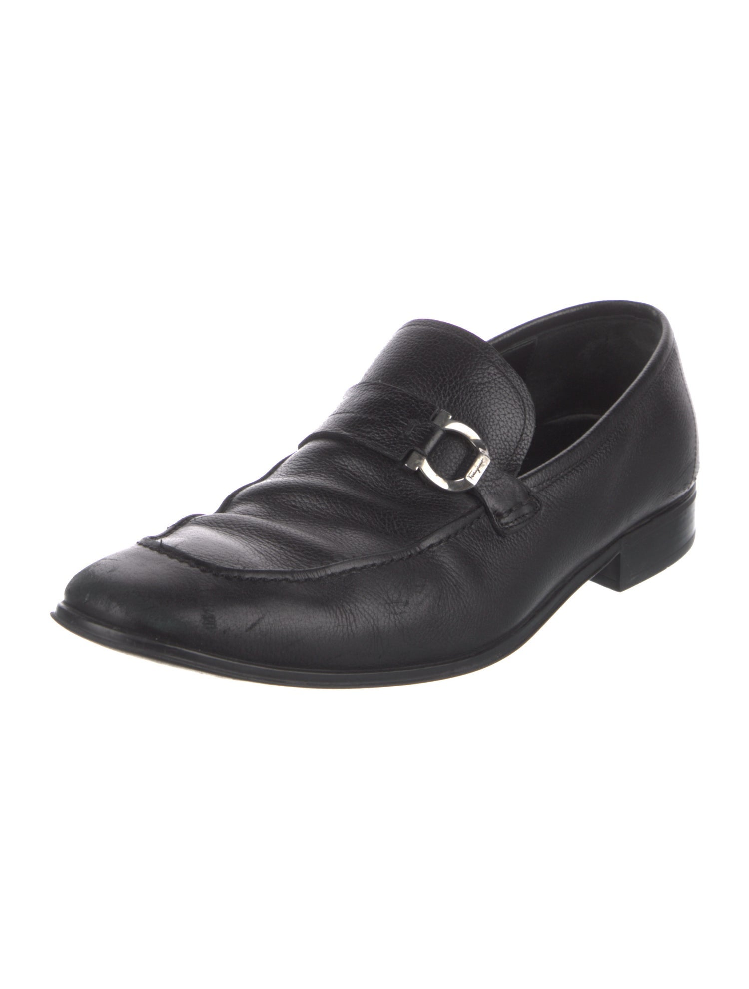 Salvatore Ferragamo Leather Dress Loafers