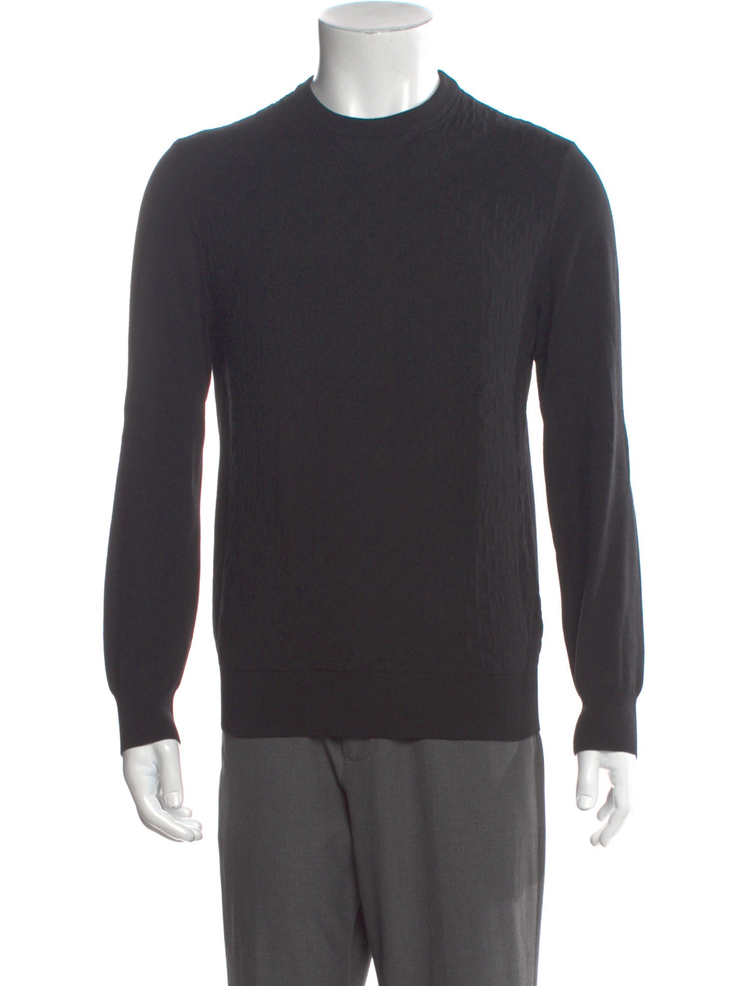 Salvatore Ferragamo Wool Crew Neck Pullover