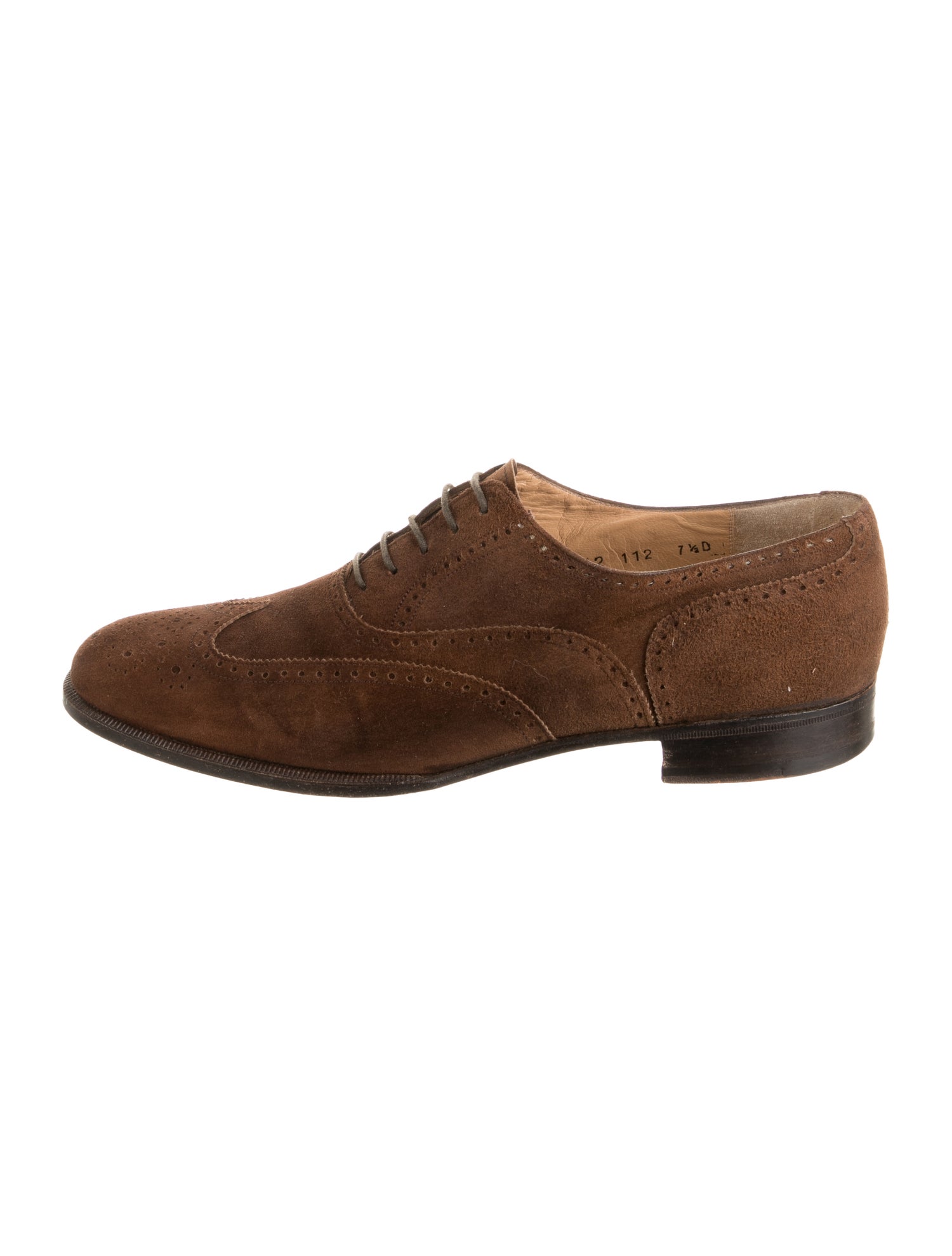 Salvatore Ferragamo Suede Brogues