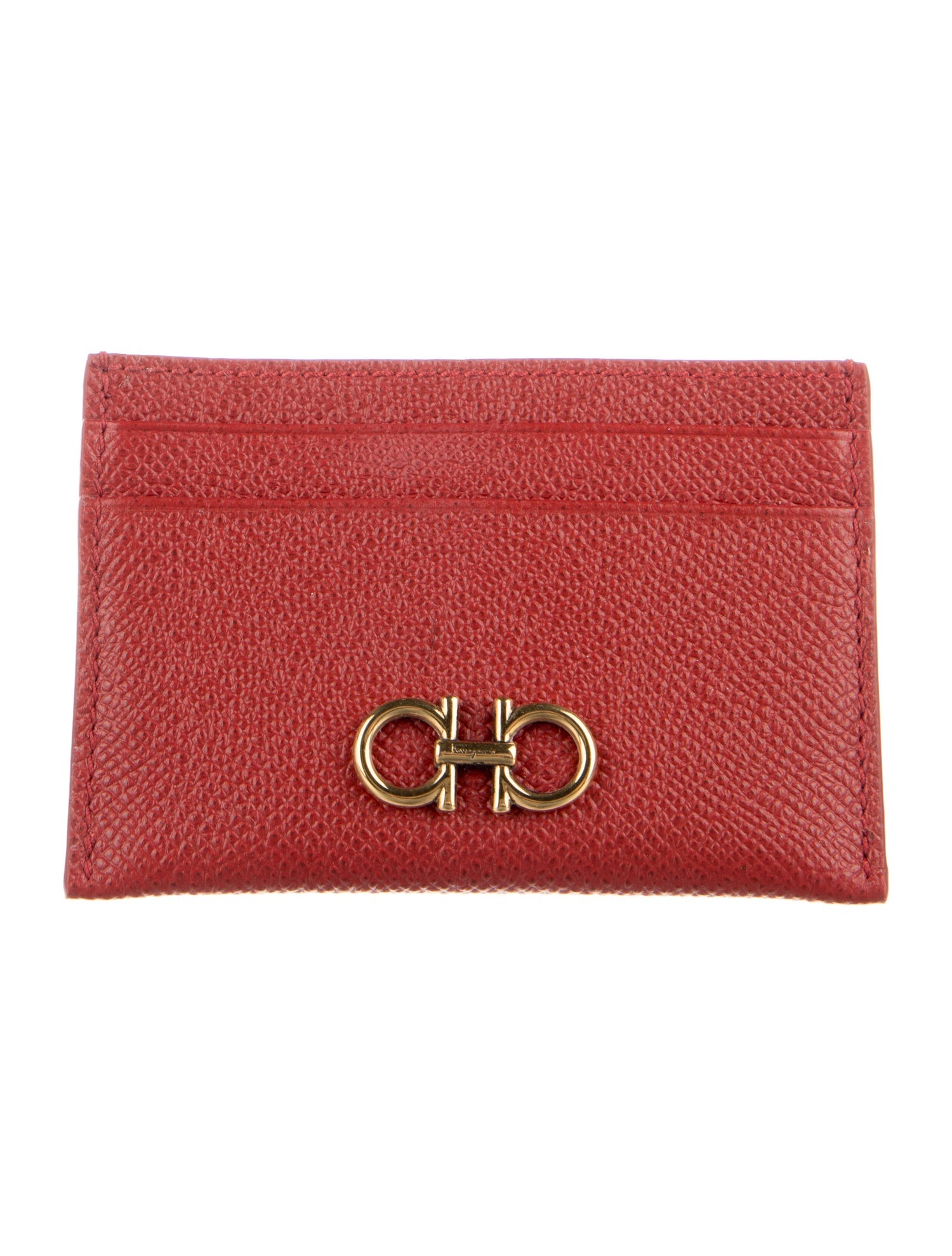 Salvatore Ferragamo Leather Card Holder