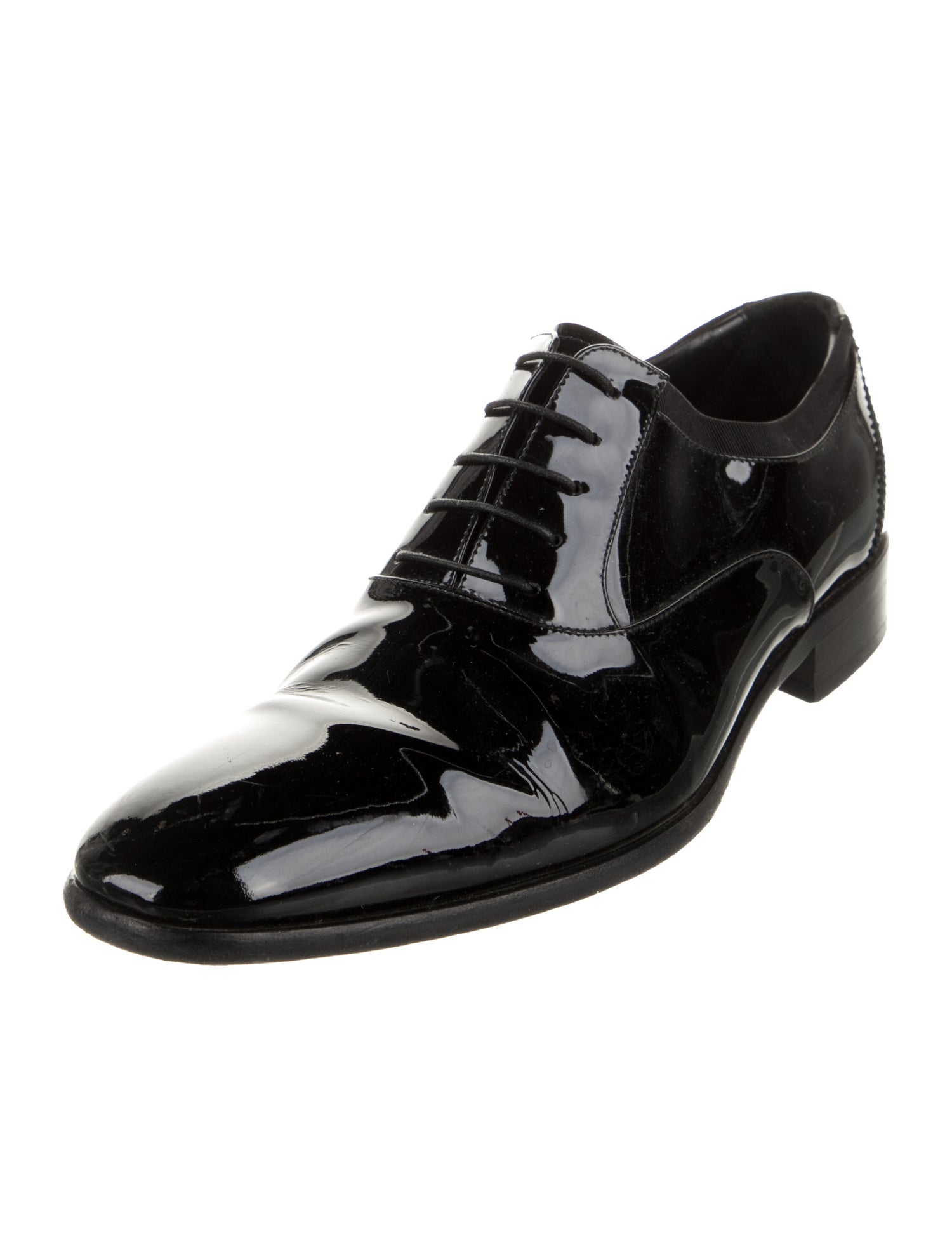 Salvatore Ferragamo Patent Leather Oxfords