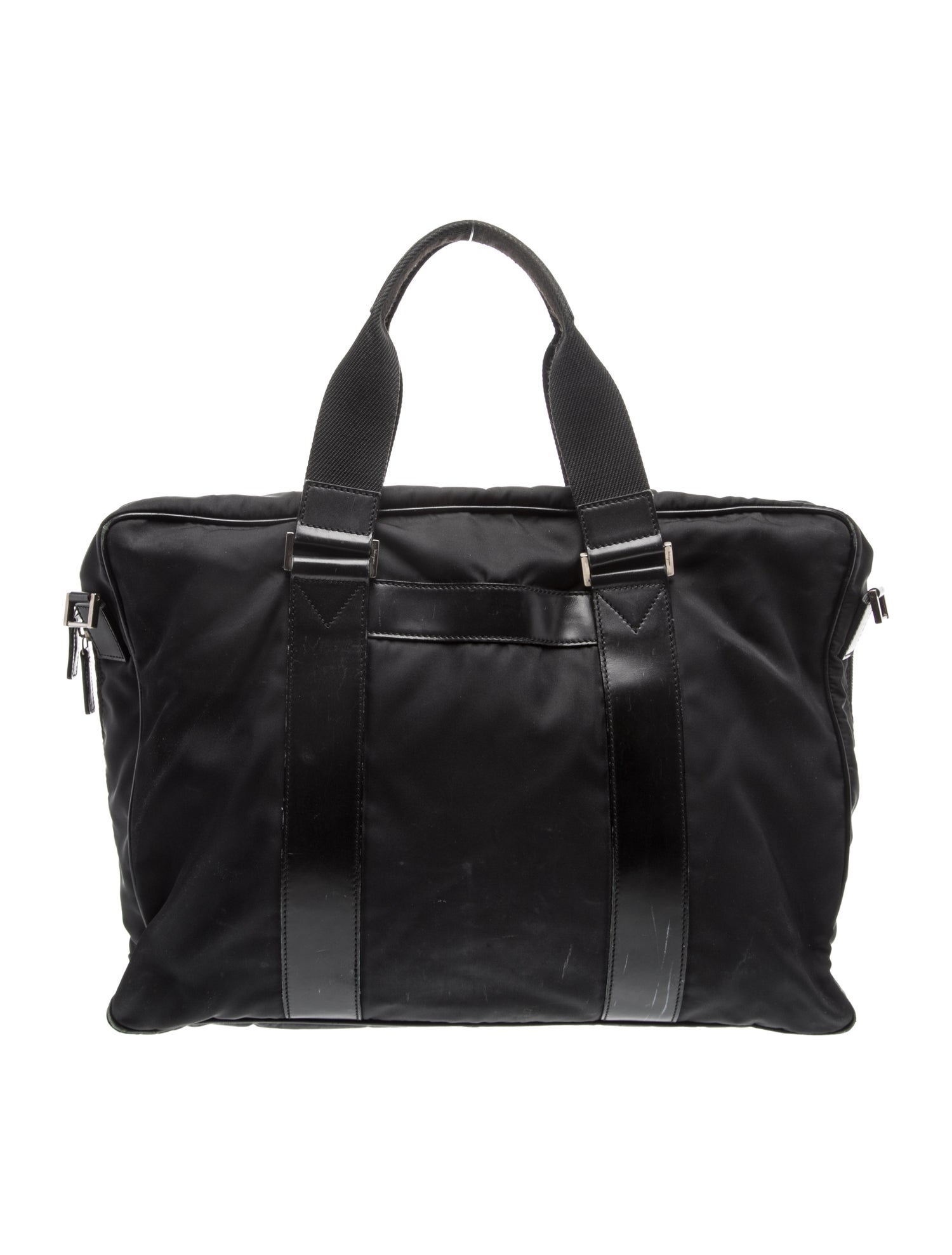 Salvatore Ferragamo Nylon Briefcase