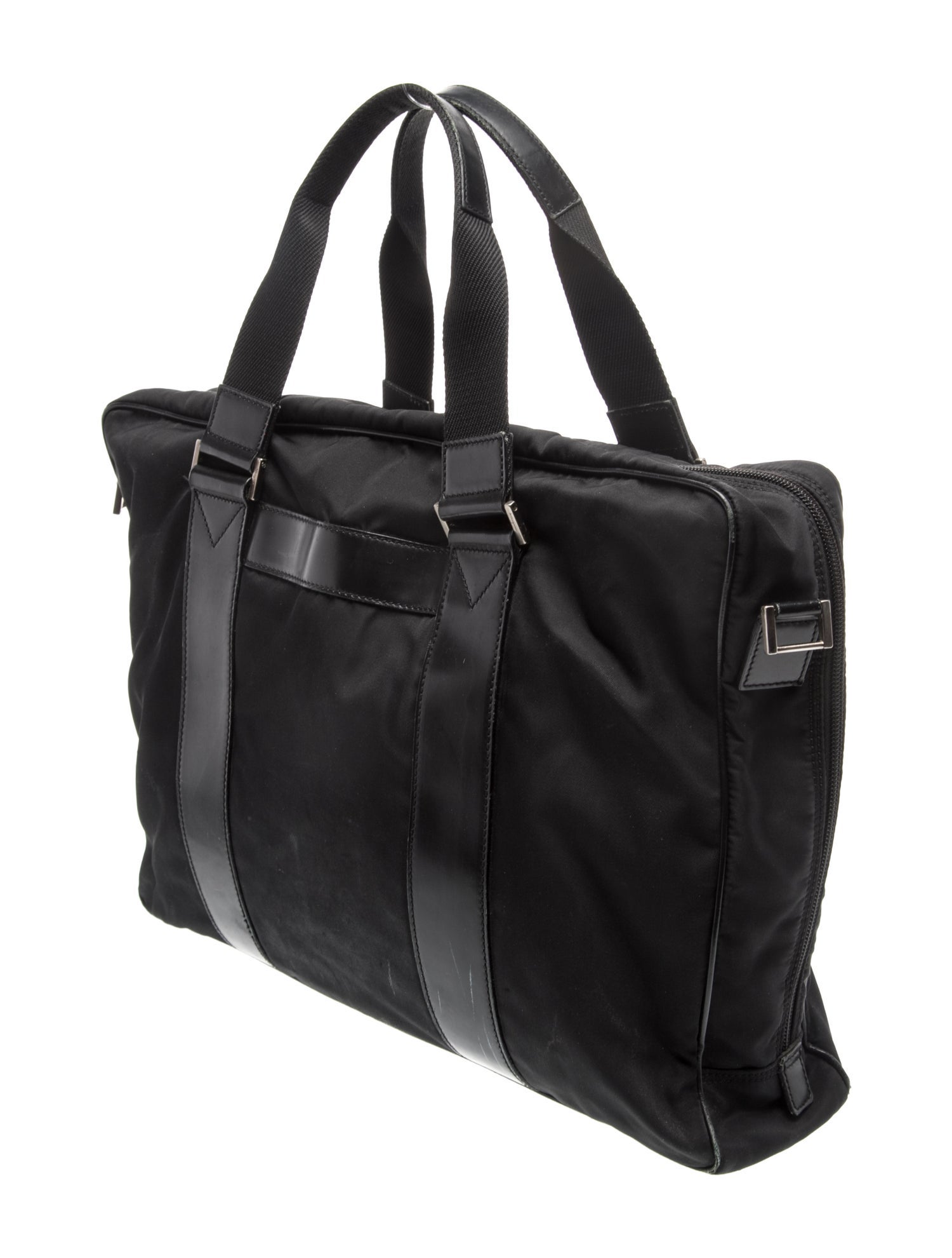 Salvatore Ferragamo Nylon Briefcase