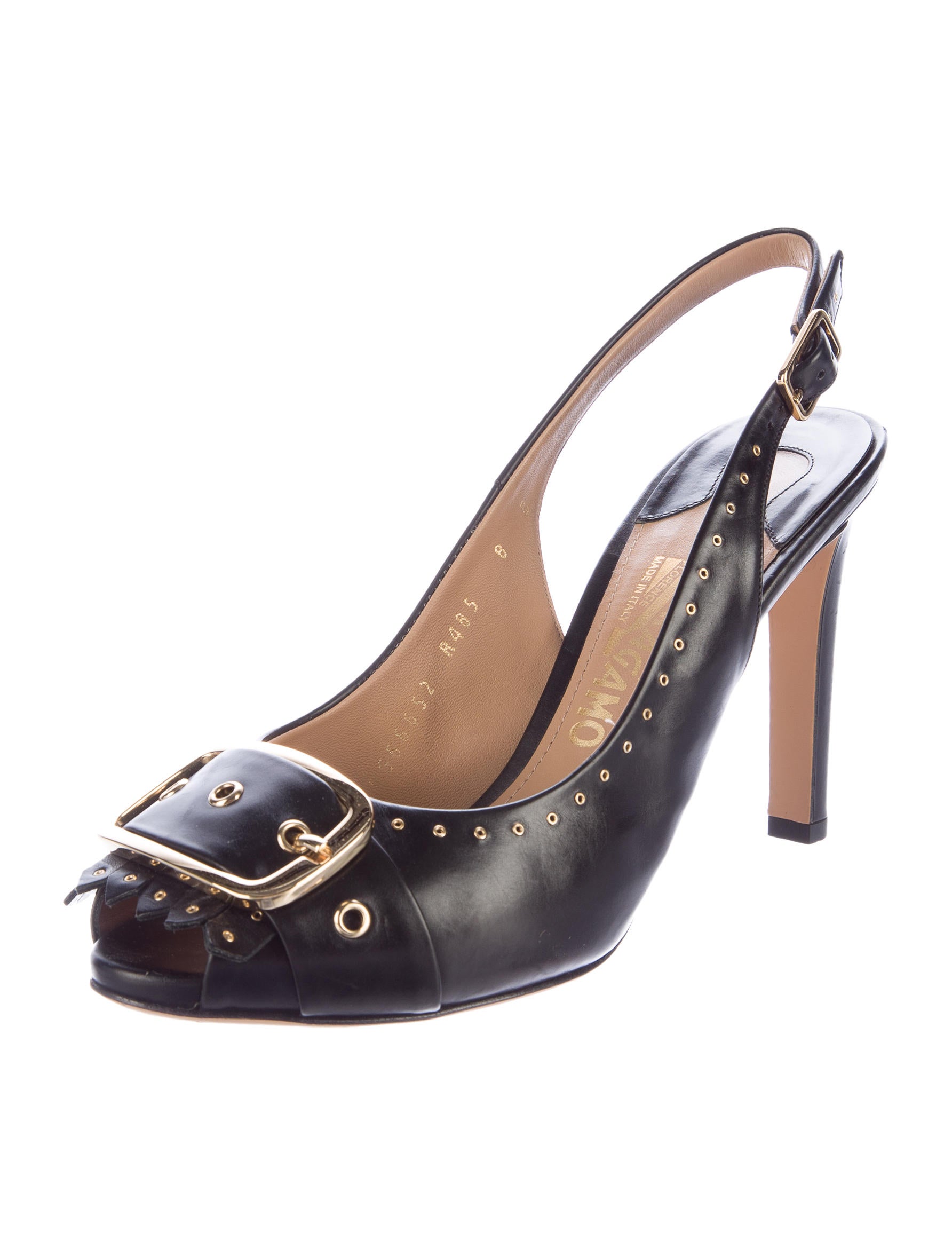 salvatore ferragamo slingback pumps