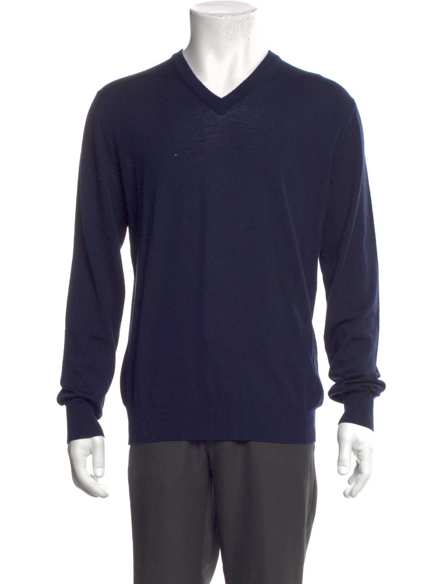 Salvatore Ferragamo Wool V-Neck Pullover
