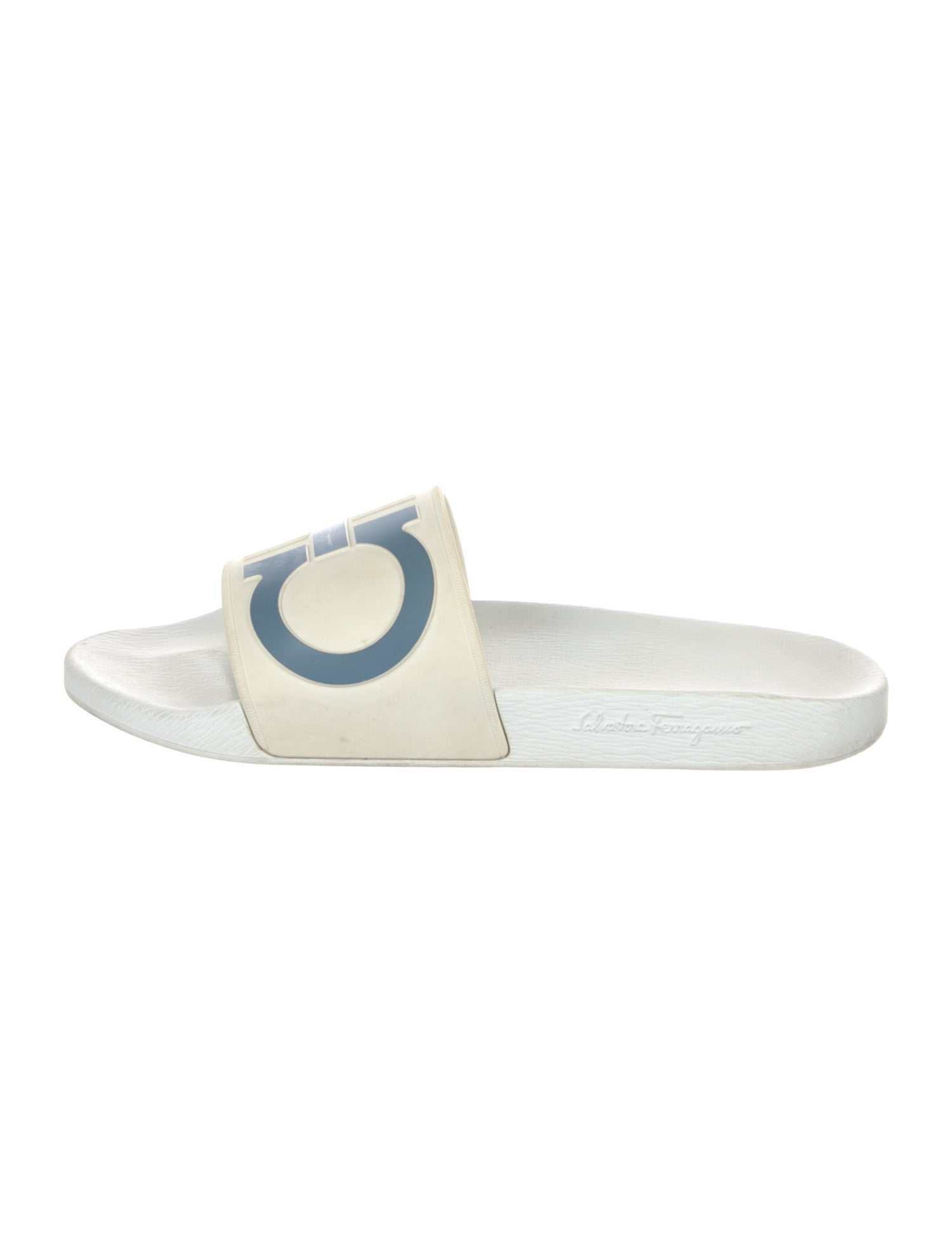 Salvatore Ferragamo Rubber Printed Slides