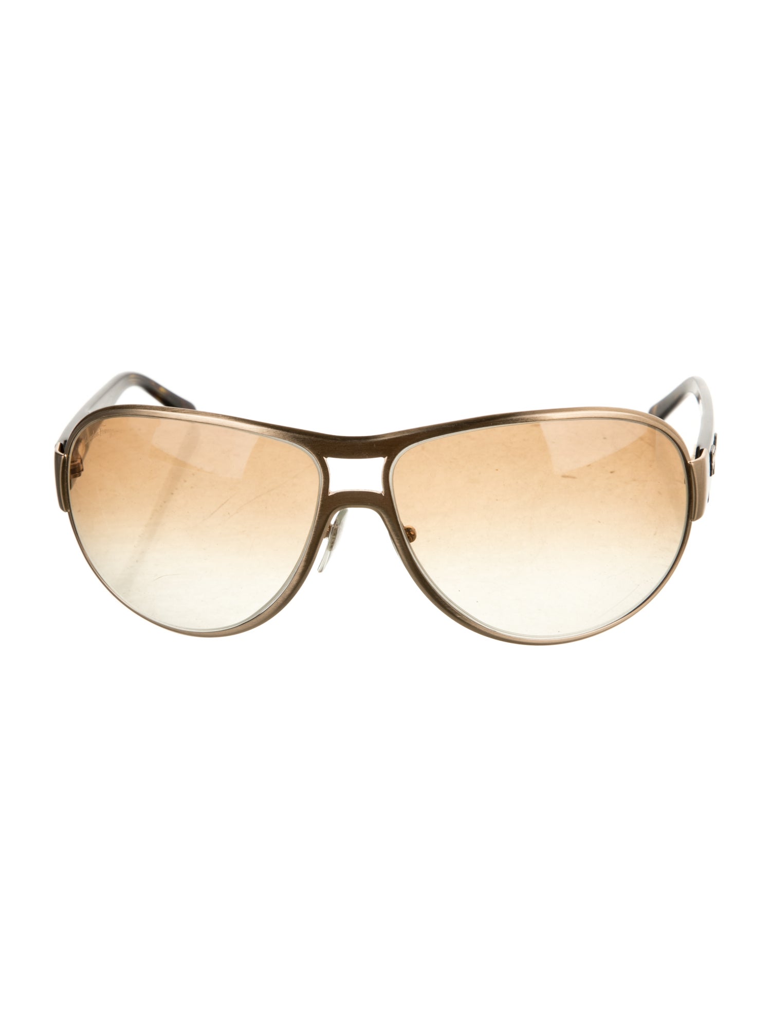 Salvatore Ferragamo Shield Gradient Sunglasses